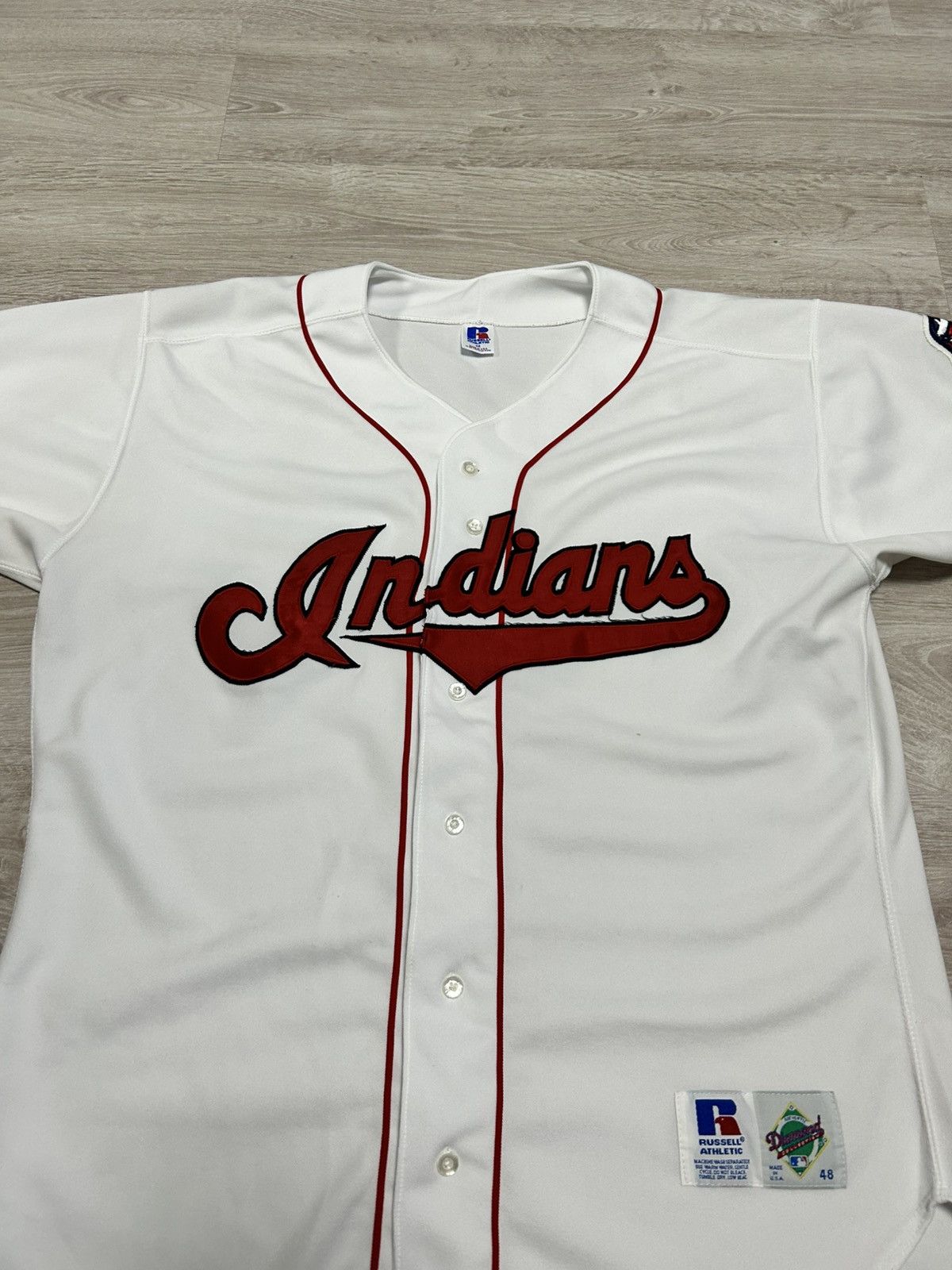 MLB Vintage Russell Diamond Collection Cleveland Indians MLB Size US M / EU 48-50 / 2 - 2 Thumbnail