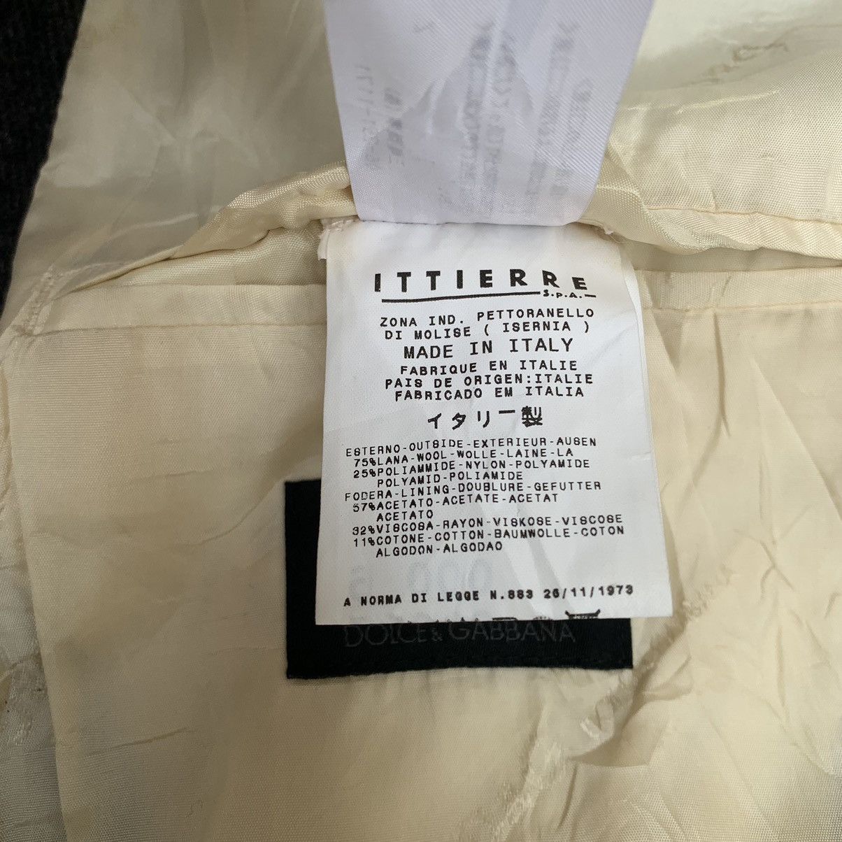 Dolce & Gabbana Vintage dolce & gabbana double breasted wool long coat Size US L / EU 52-54 / 3 - 13 Thumbnail