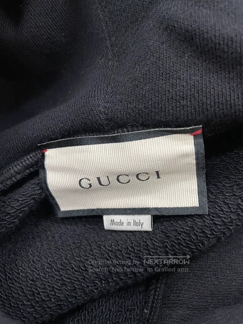 Gucci Gucci Colour sequin letter logo black hooded sweatshirt Size US XS / EU 42 / 0 - 4 Thumbnail