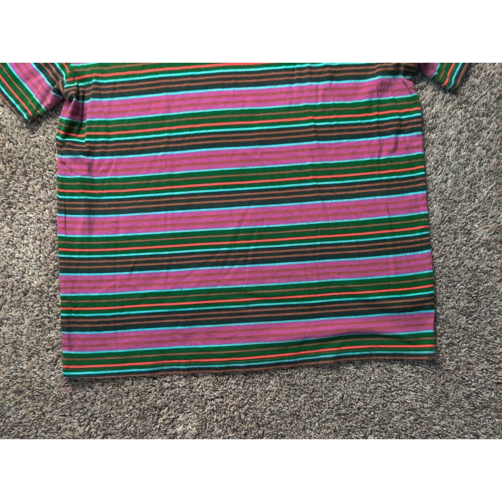 Pacsun PACSUN Shirt Adult Mens Medium Dark Pink Striped Paradise Size US M / EU 48-50 / 2 - 6 Thumbnail