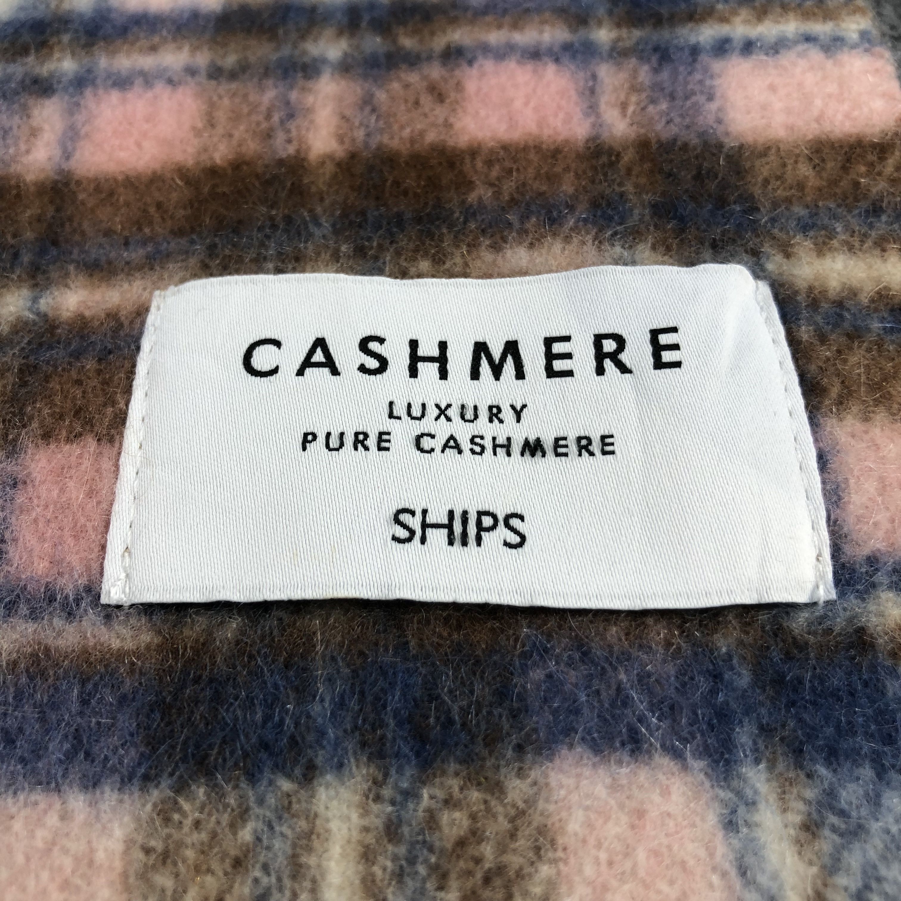 SHIPS Ships Tartan Cashmere Scarf Muffler V667 Size ONE SIZE - 4 Thumbnail