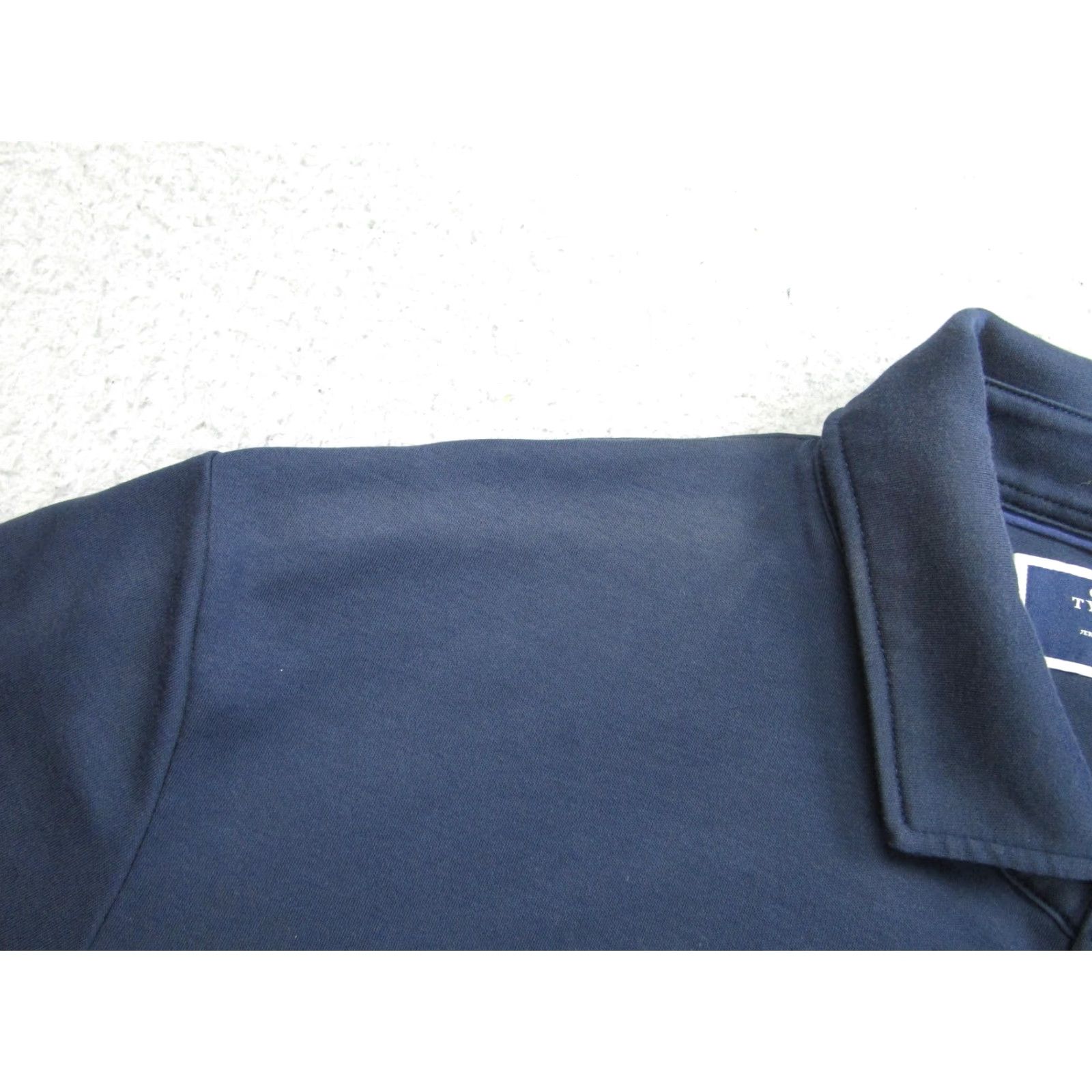 Charles Tyrwhitt Charles Tyrwhitt Shirt Mens Large Navy Blue Long Sleeve Button Front Cotton Size US L / EU 52-54 / 3 - 7 Thumbnail
