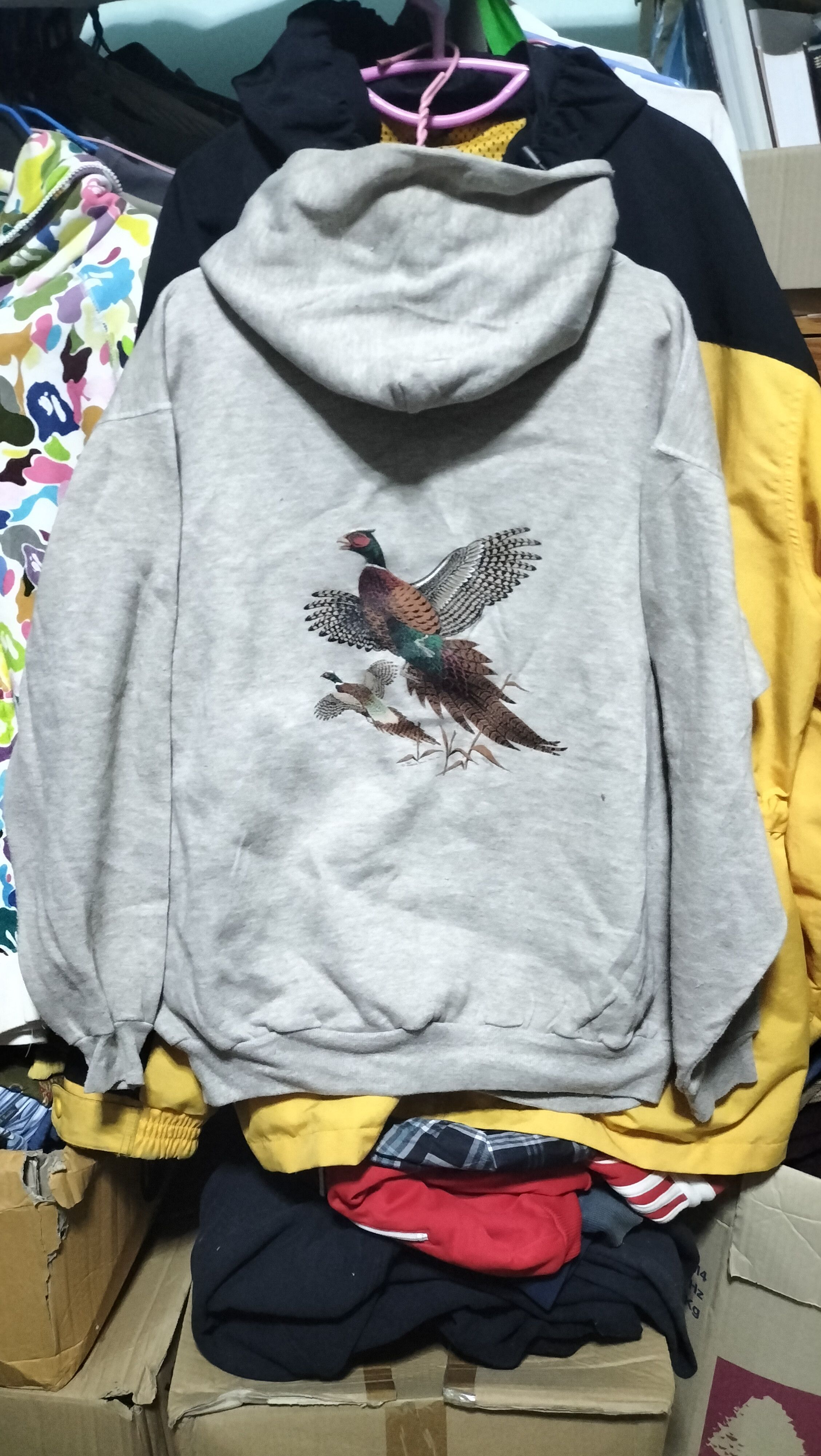 Russell Athletic 70s Duck Arts Hunters Hoodie Sweatshirt Rayon Size US XL / EU 56 / 4 - 1 Thumbnail