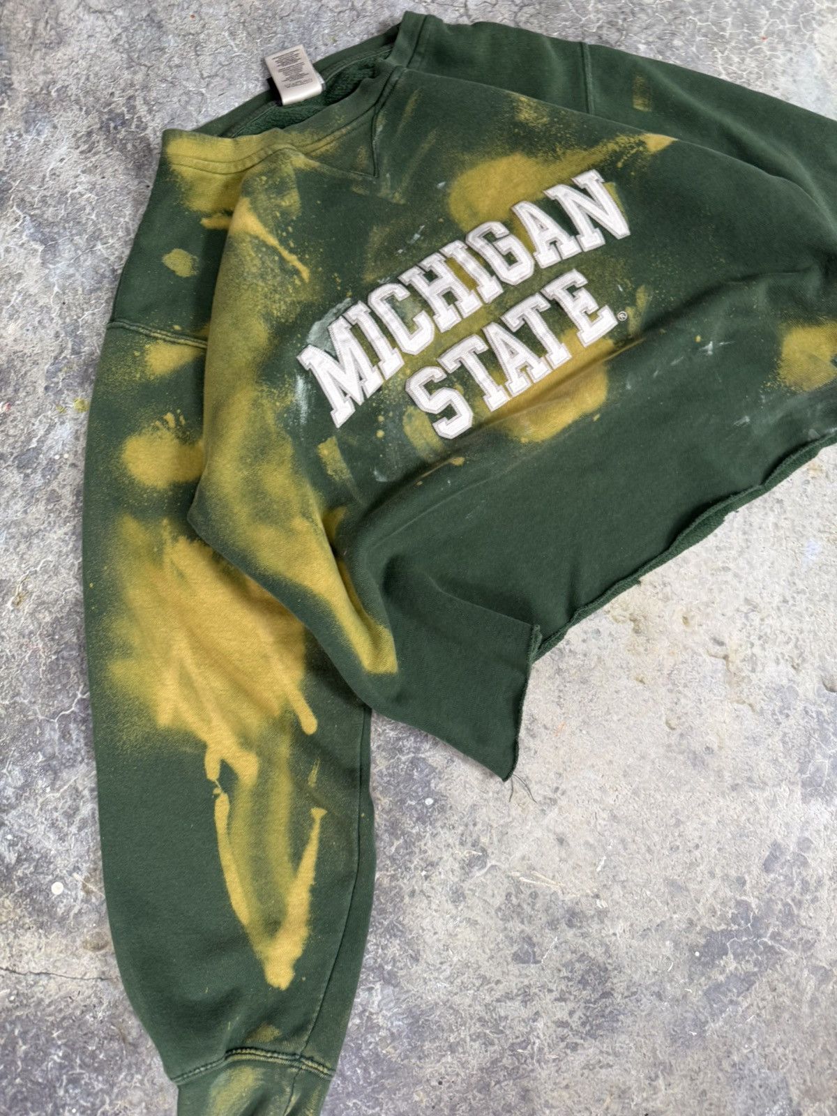 NCAA × Vintage Vintage distressed Michigan State Sweater Size US M / EU 48-50 / 2 - 2 Thumbnail