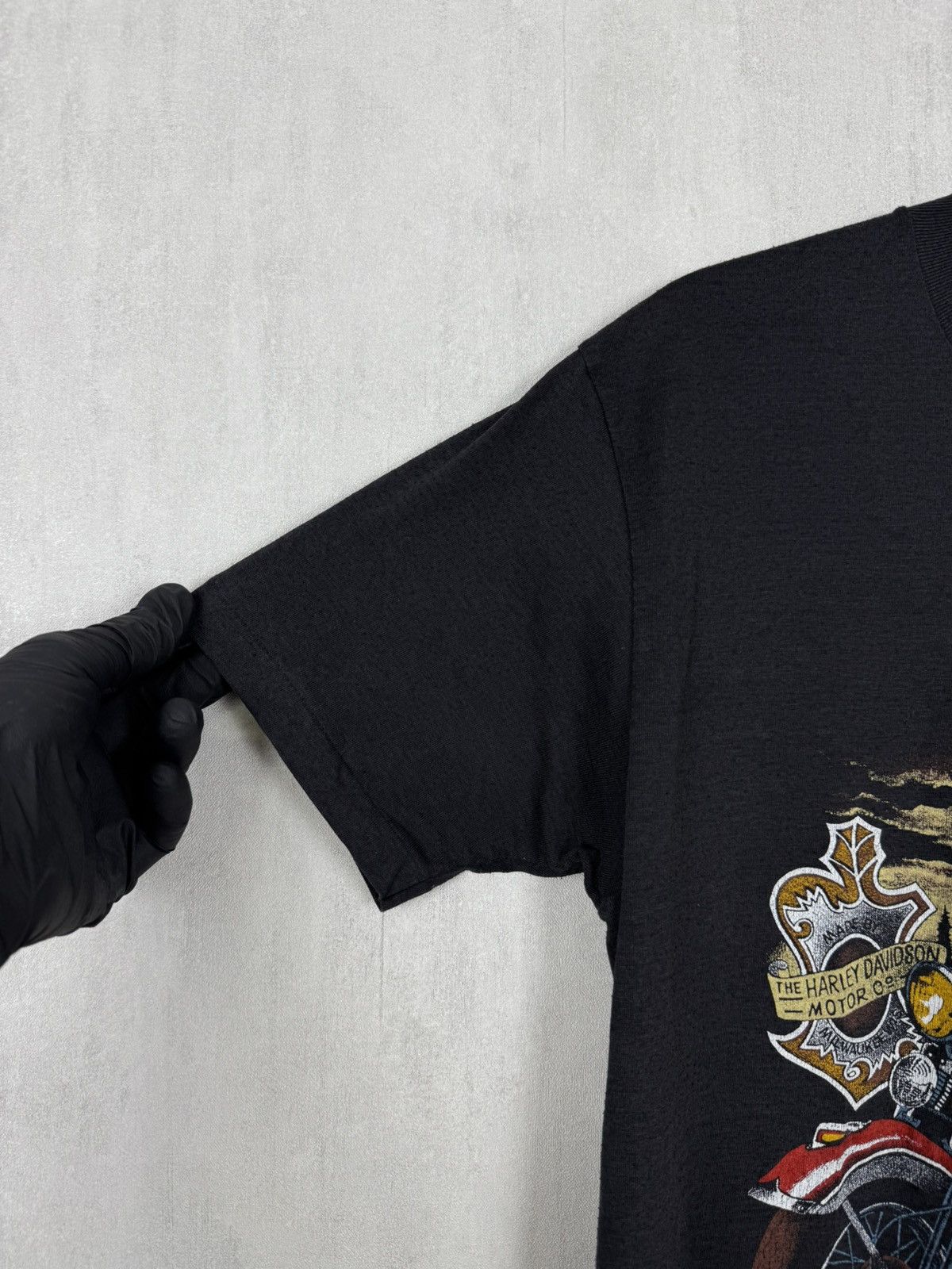 Harley Davidson Vintage 90s Harley Davidson Survivors 3D T-Shirt Size US M / EU 48-50 / 2 - 6 Thumbnail
