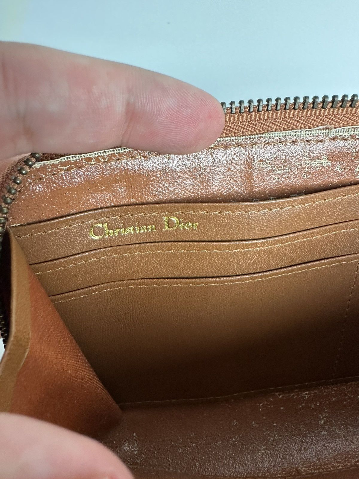 Dior Christian Dior Vintage Zip Long Wallet Size ONE SIZE - 9 Thumbnail