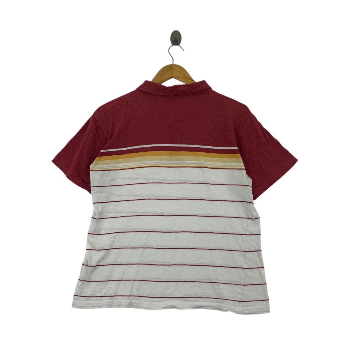 Hang Ten Vintage HANG TEN HAWAII Striped Pocket Polo Tee Shirt Top Size US L / EU 52-54 / 3 - 6 Thumbnail