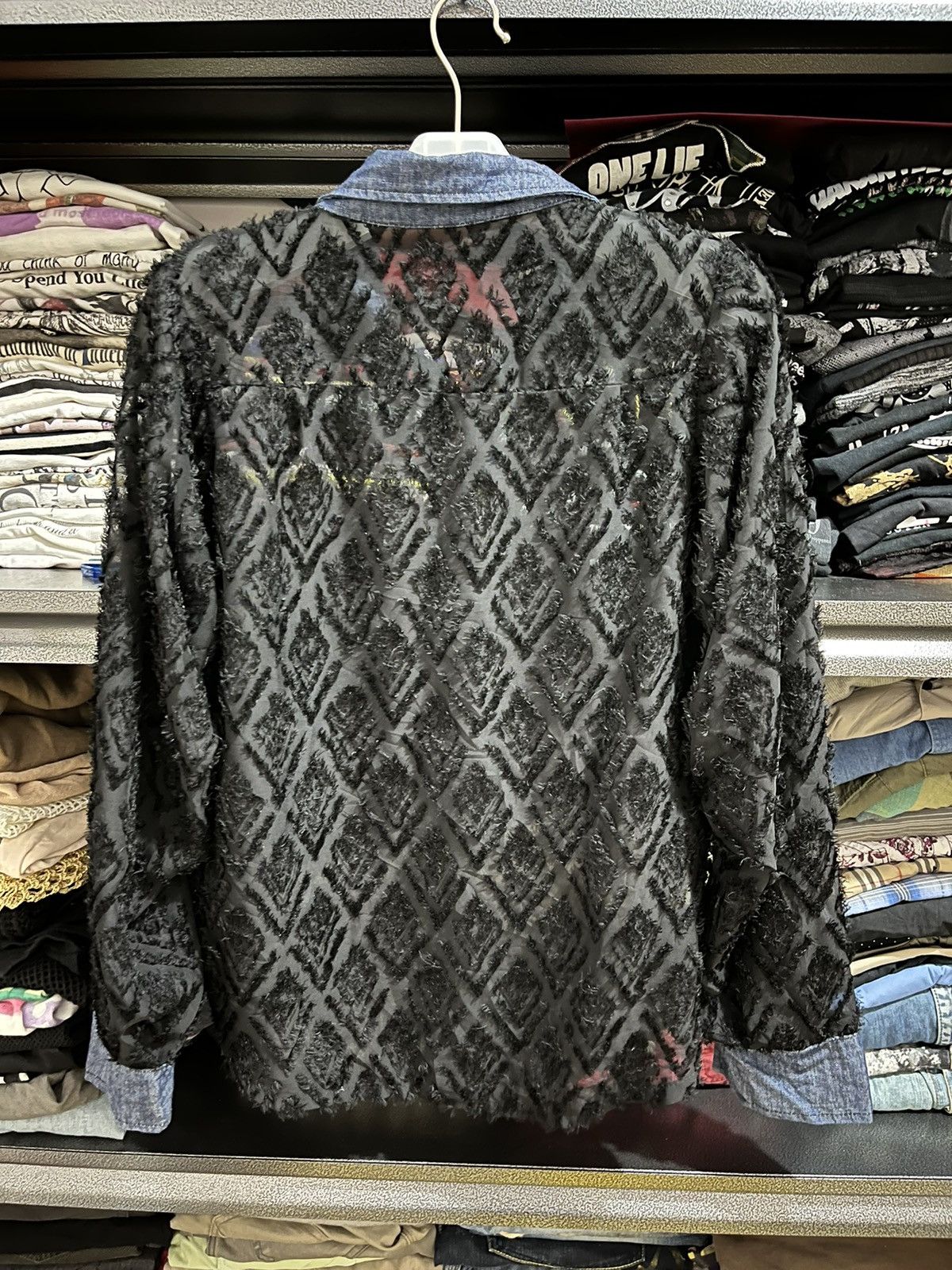Designer × Japanese Brand Undefined mesh fur shirt Size S / US 4 / IT 40 - 2 Thumbnail