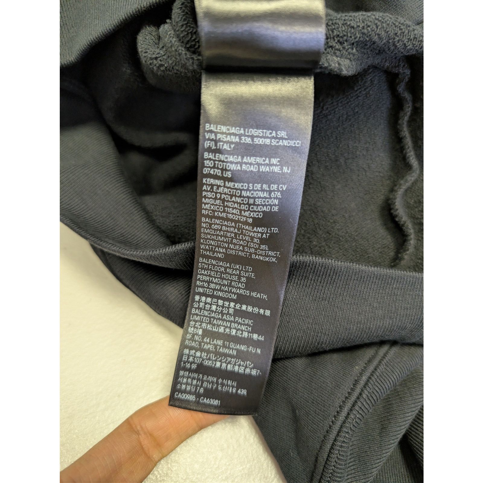 Balenciaga o1rshd1 BB Corp Molleton Bouclette Medium Fit Hoodie Black Size US L / EU 52-54 / 3 - 21 Thumbnail