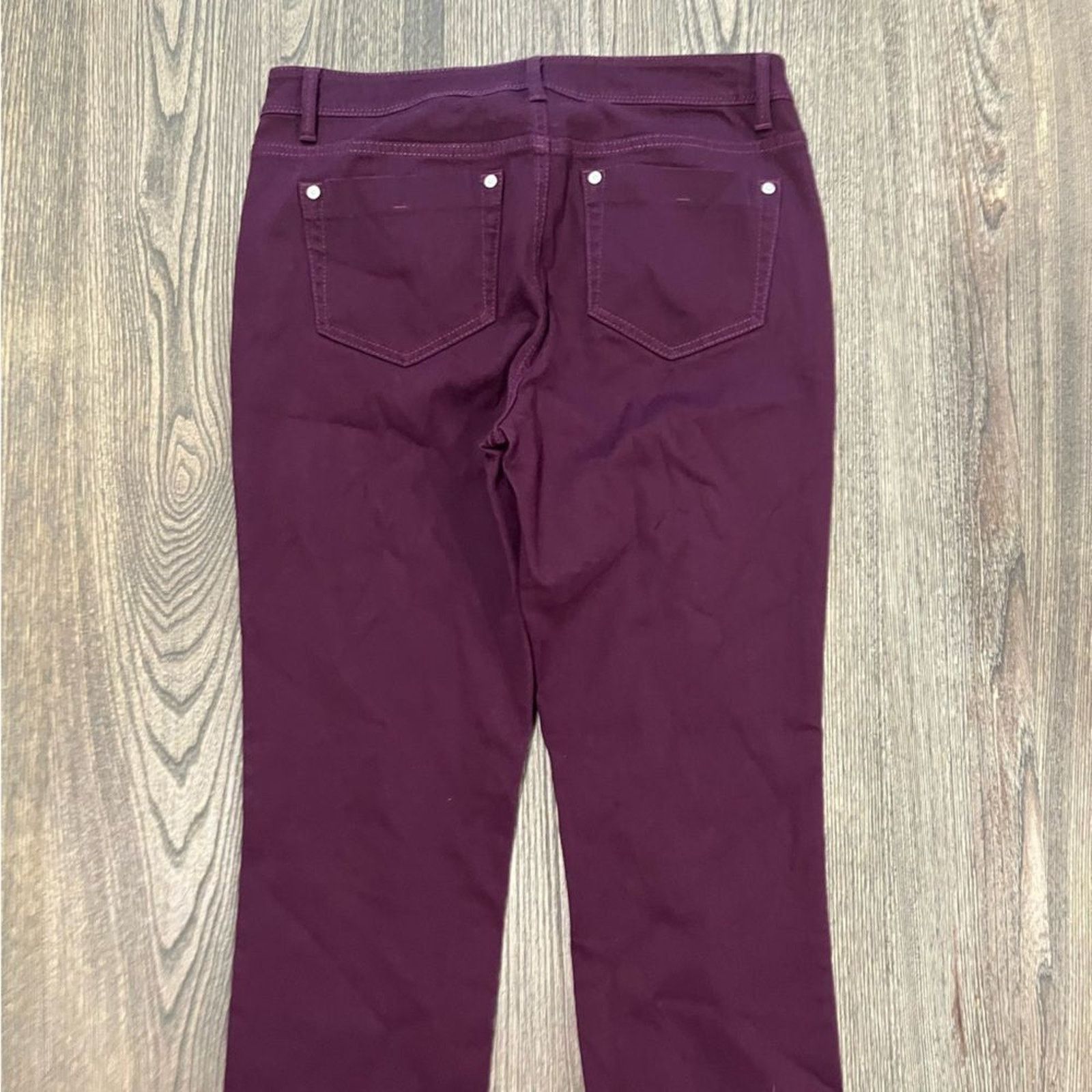 Vintage NWOT J. Jill Denim Slim Ankle Jeans Authentic Fit Red Size 8 Size 30" / US 8 / IT 44 - 8 Thumbnail