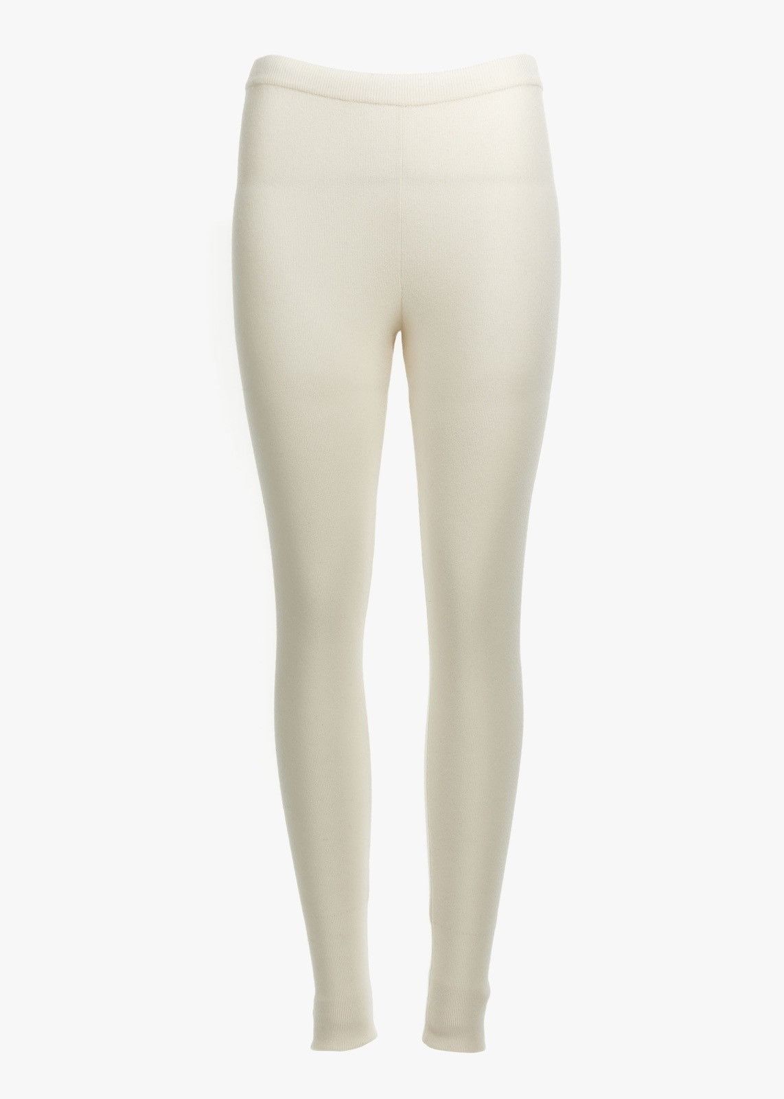 image of Loro Piana O1Loc1C0224 Cashmere Leggings In White, Women's (Size 34)
