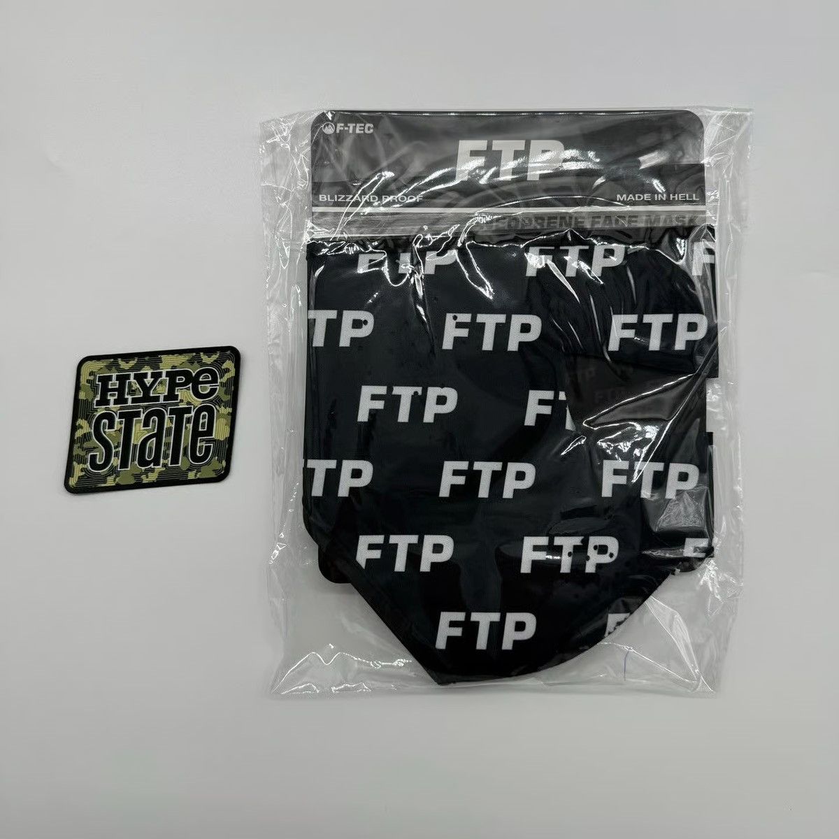 Fuck The Population FTP All Over Logo Neoprene Mask Size ONE SIZE - 1 Thumbnail