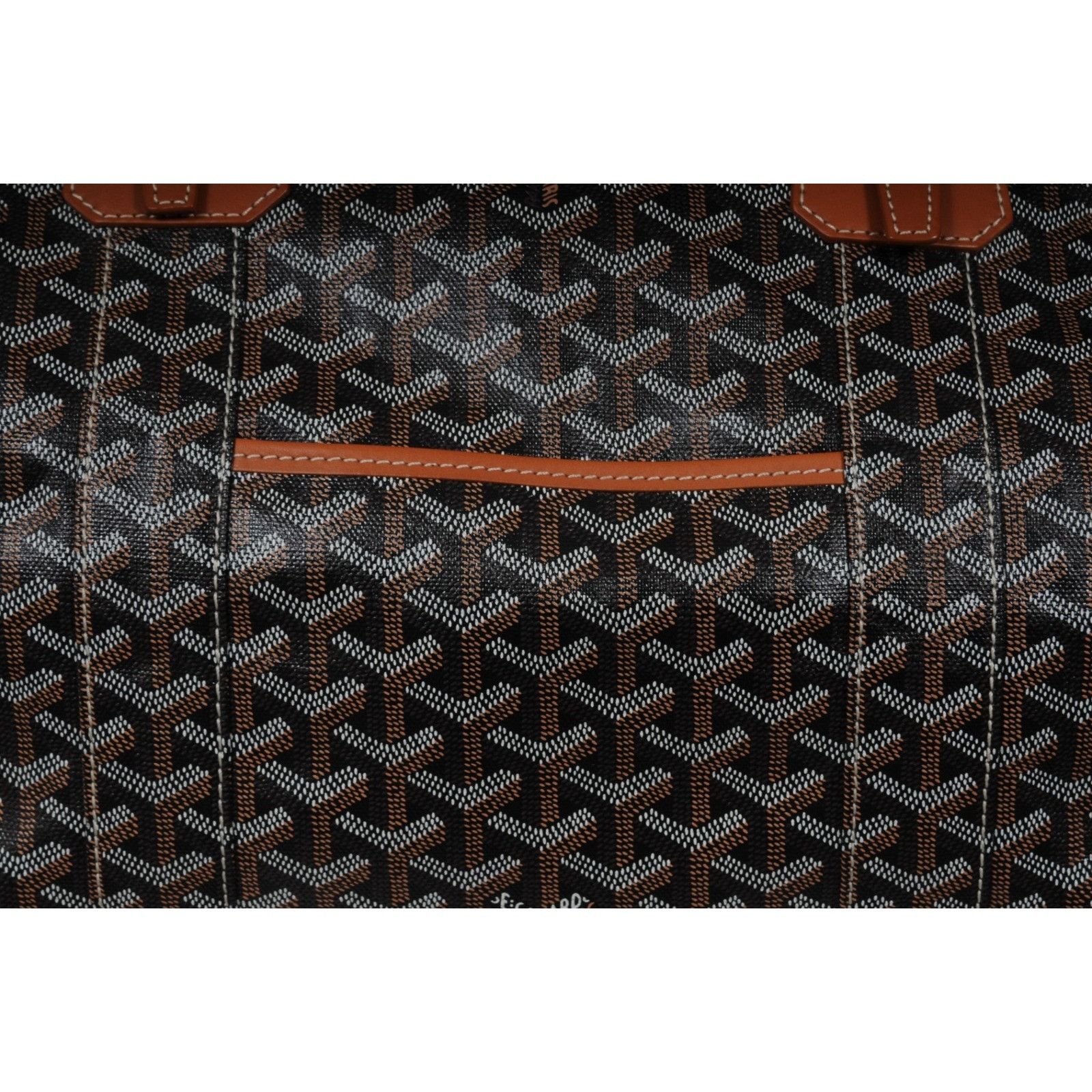 Goyard Boeing 55 Duffle Bag Brown Black Travel Carry On Week Size ONE SIZE - 2 Thumbnail