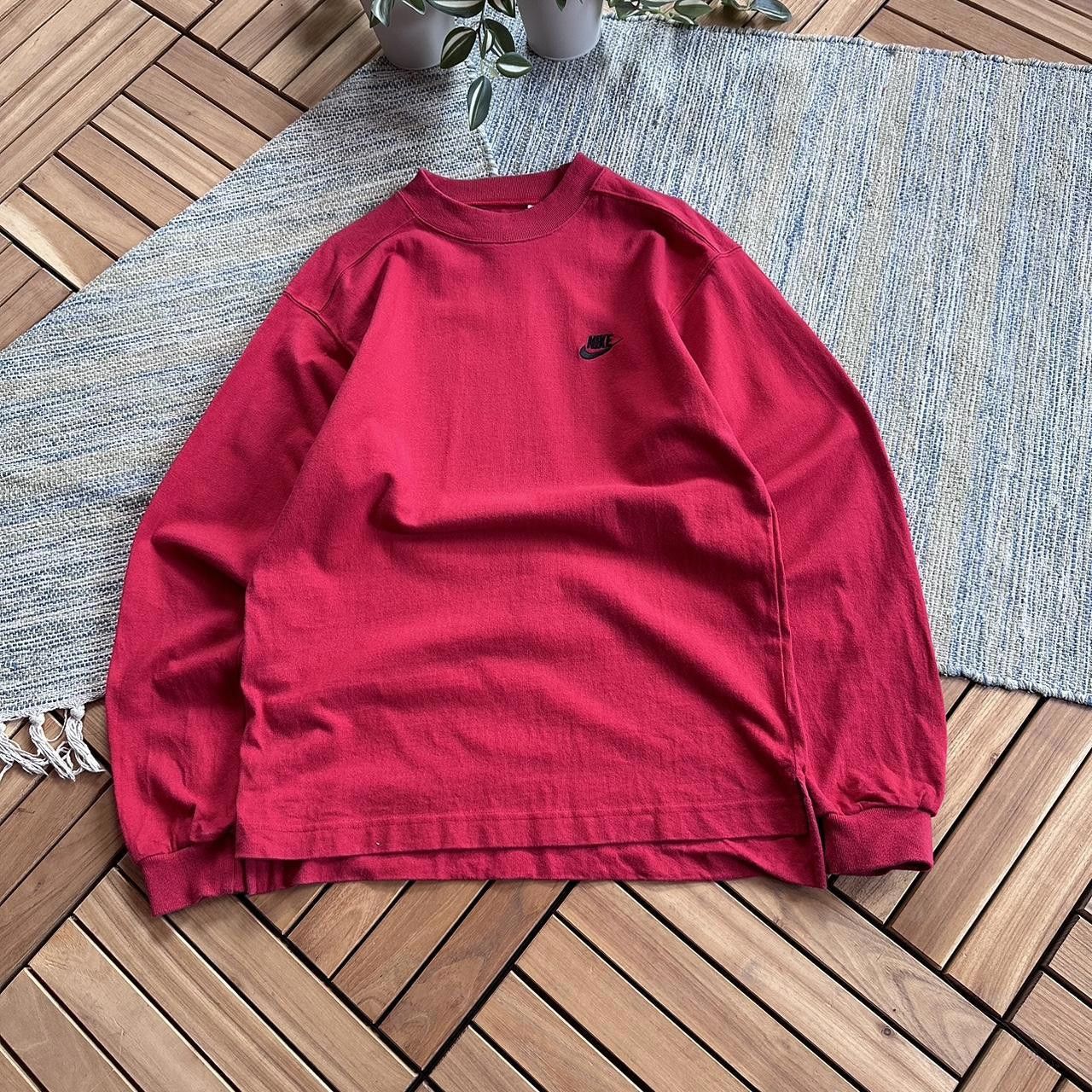 Nike Vintage Y2K Minimalistic Logo Boxy Nike Sweatshirt Size US M / EU 48-50 / 2 - 1 Thumbnail