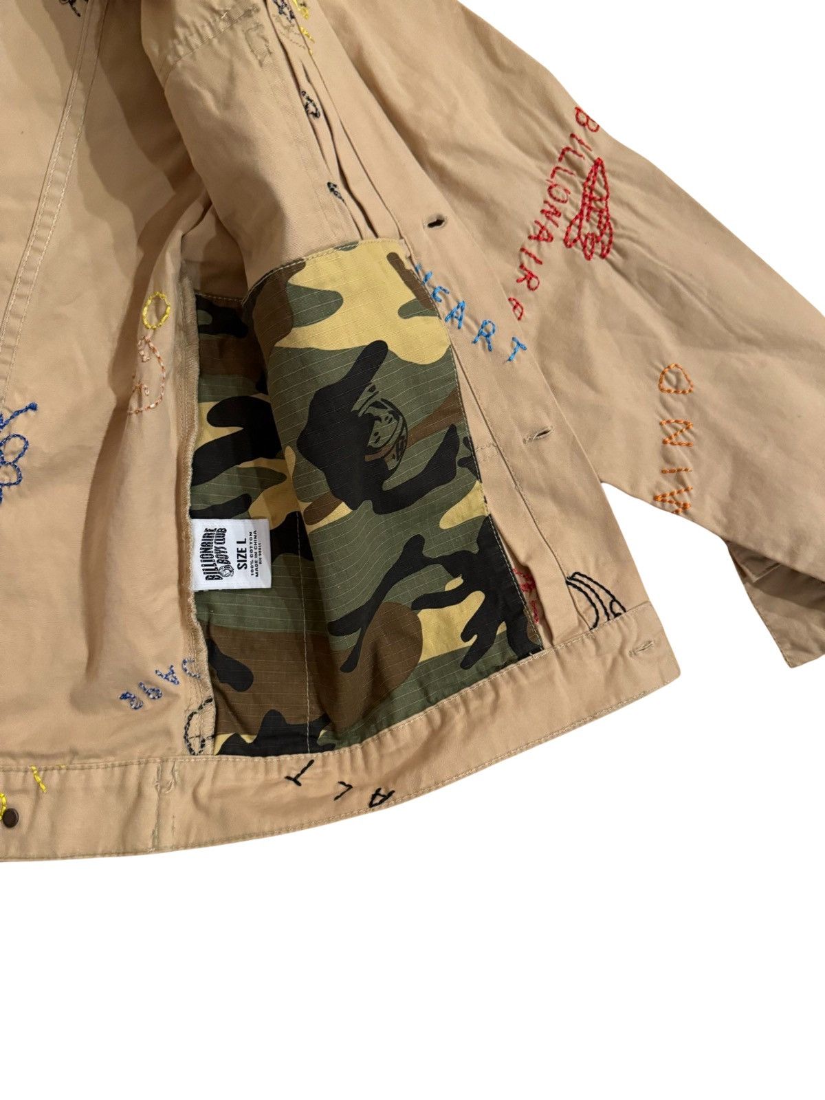 Billionaire Boys Club 🔥300$ BILLIONAIRE BOYS CLUB Homeroom Multi logo Jacket Size US L / EU 52-54 / 3 - 14 Thumbnail
