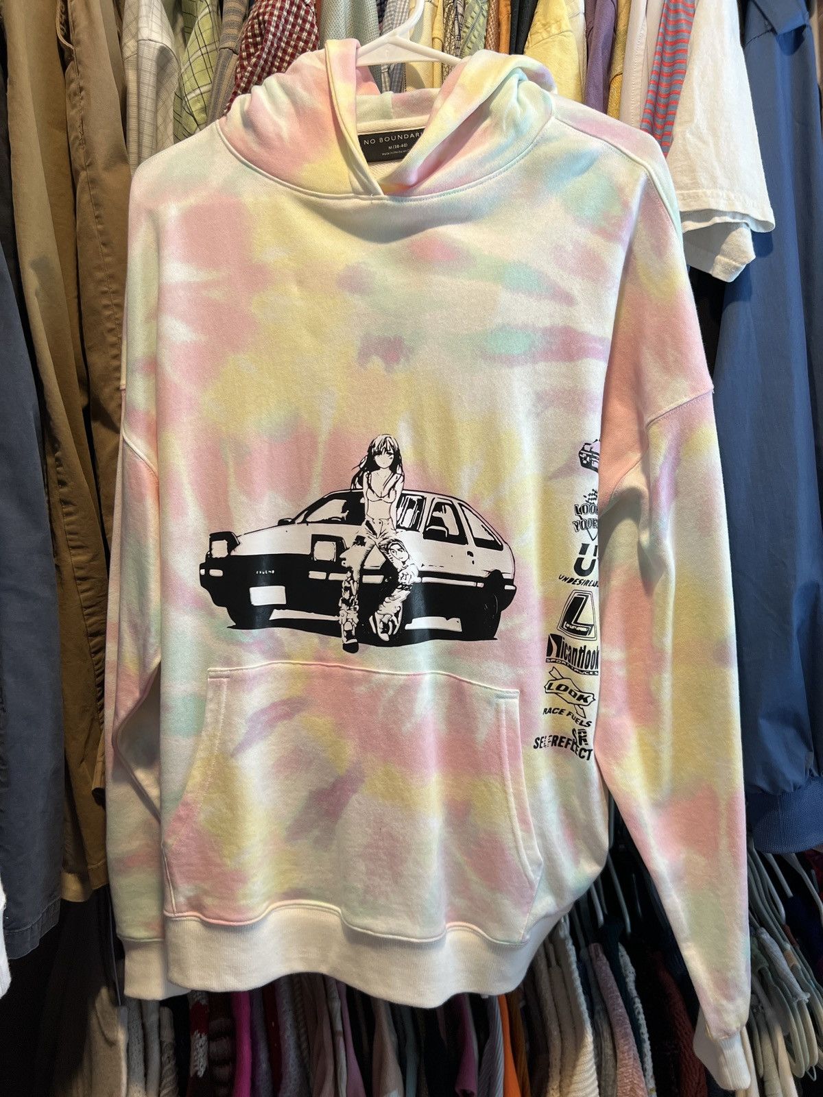 Other Can’t Look/Look at Yourself 86 Tie-Dye Hoodie Size US M / EU 48-50 / 2 - 1 Thumbnail