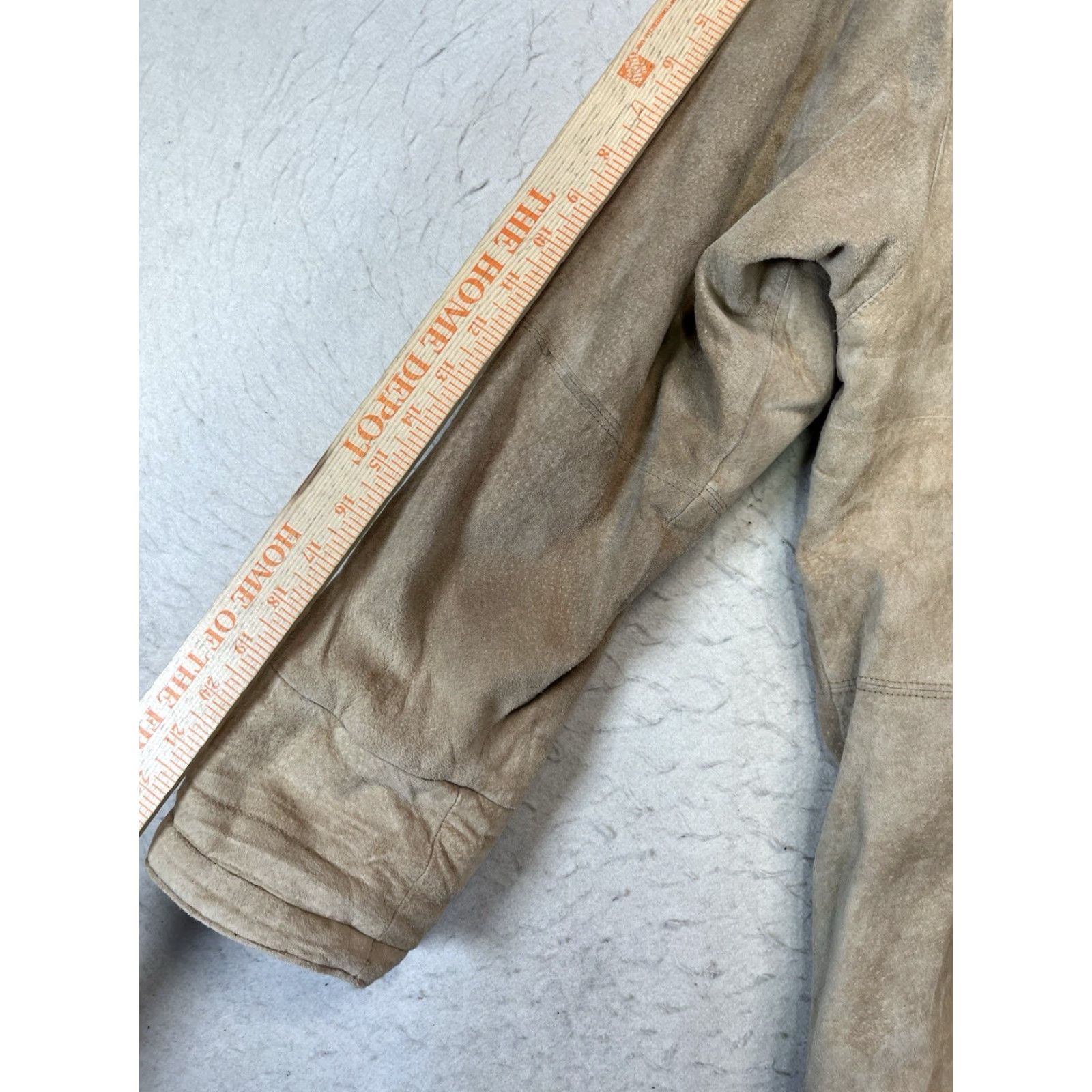 Vintage VINTAGE Winlit Leather Jacket Beige 100% Leather Size Medium Women Suede Tan See Pics Jacket Women Medium Beige Leather Size M / US 6-8 / IT 42-44 - 5 Thumbnail