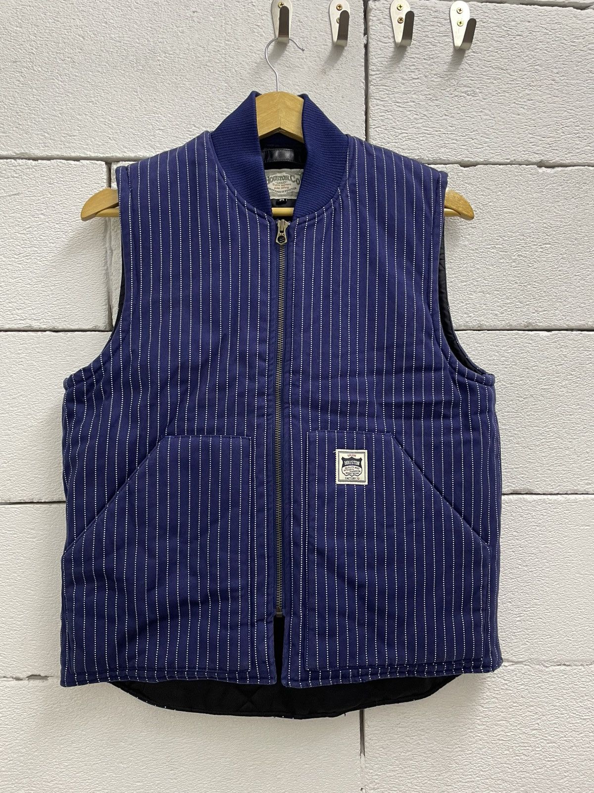 Japanese Brand Houston Japan Indigo Wabash Vest Size US M / EU 48-50 / 2 - 1 Thumbnail