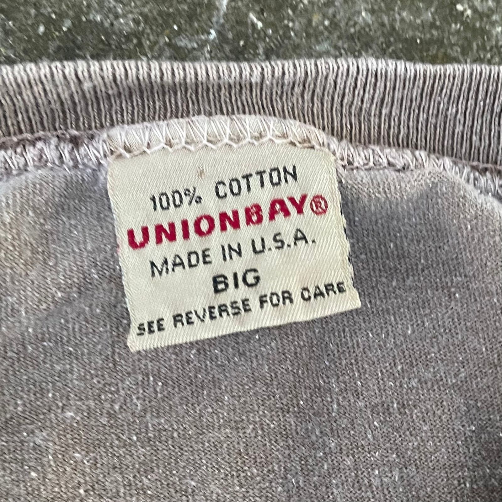 UNIONBAY Vintage 90s unionbay “UB trademark” tee Size US XL / EU 56 / 4 - 2 Thumbnail