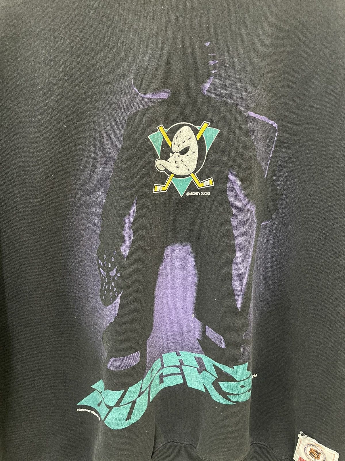 Nutmeg Nutmeg NHL Mighty Ducks Crewneck Sweatshirt Size US L / EU 52-54 / 3 - 5 Thumbnail