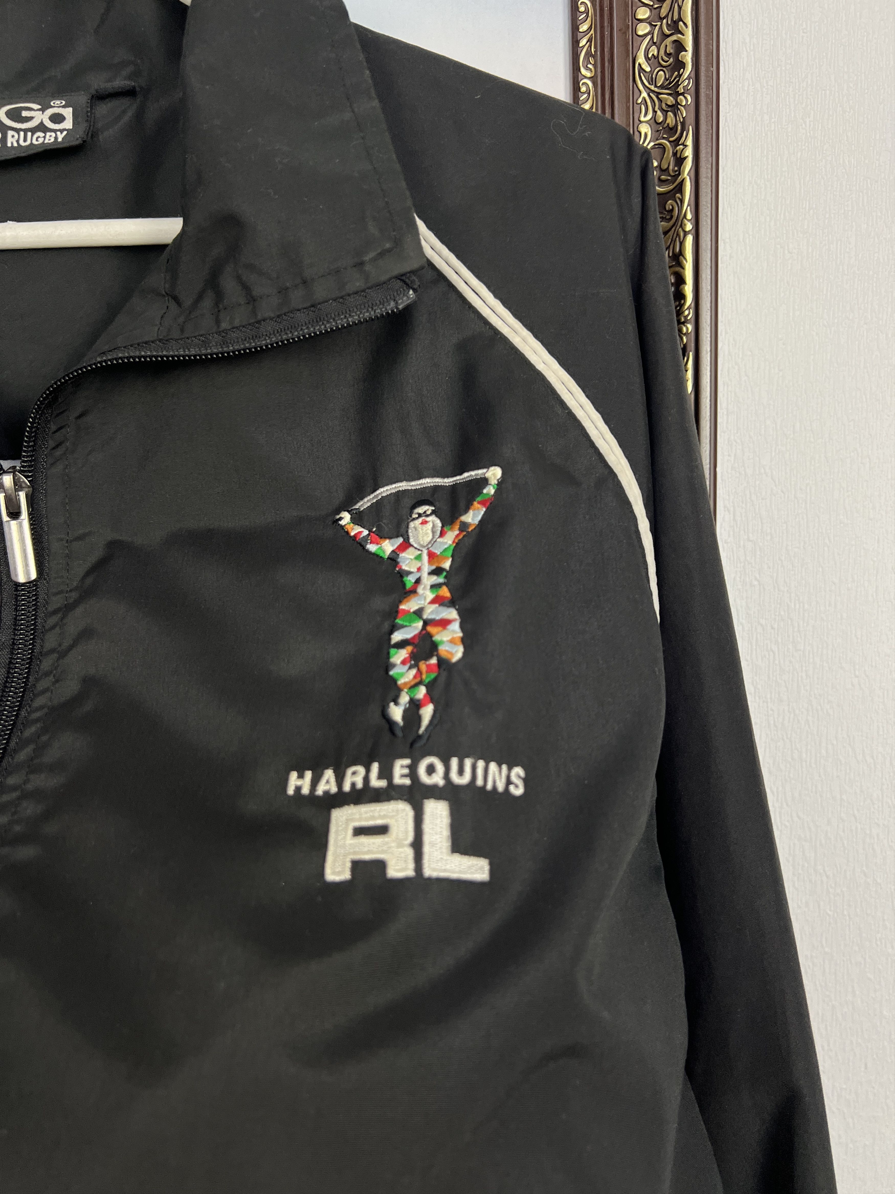 Vintage Vintage Harlequins Rugby Union KooGa Jacket Mens Track Top Size US XL / EU 56 / 4 - 3 Thumbnail