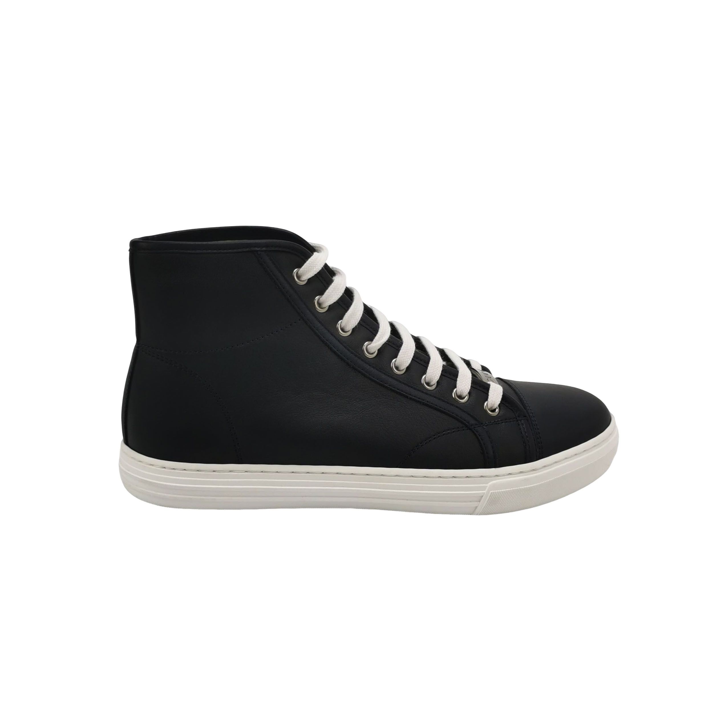 Gucci Gucci Leather Hi-Top Sneakers EU 41.5 Size US 8 / EU 41 - 1 Thumbnail