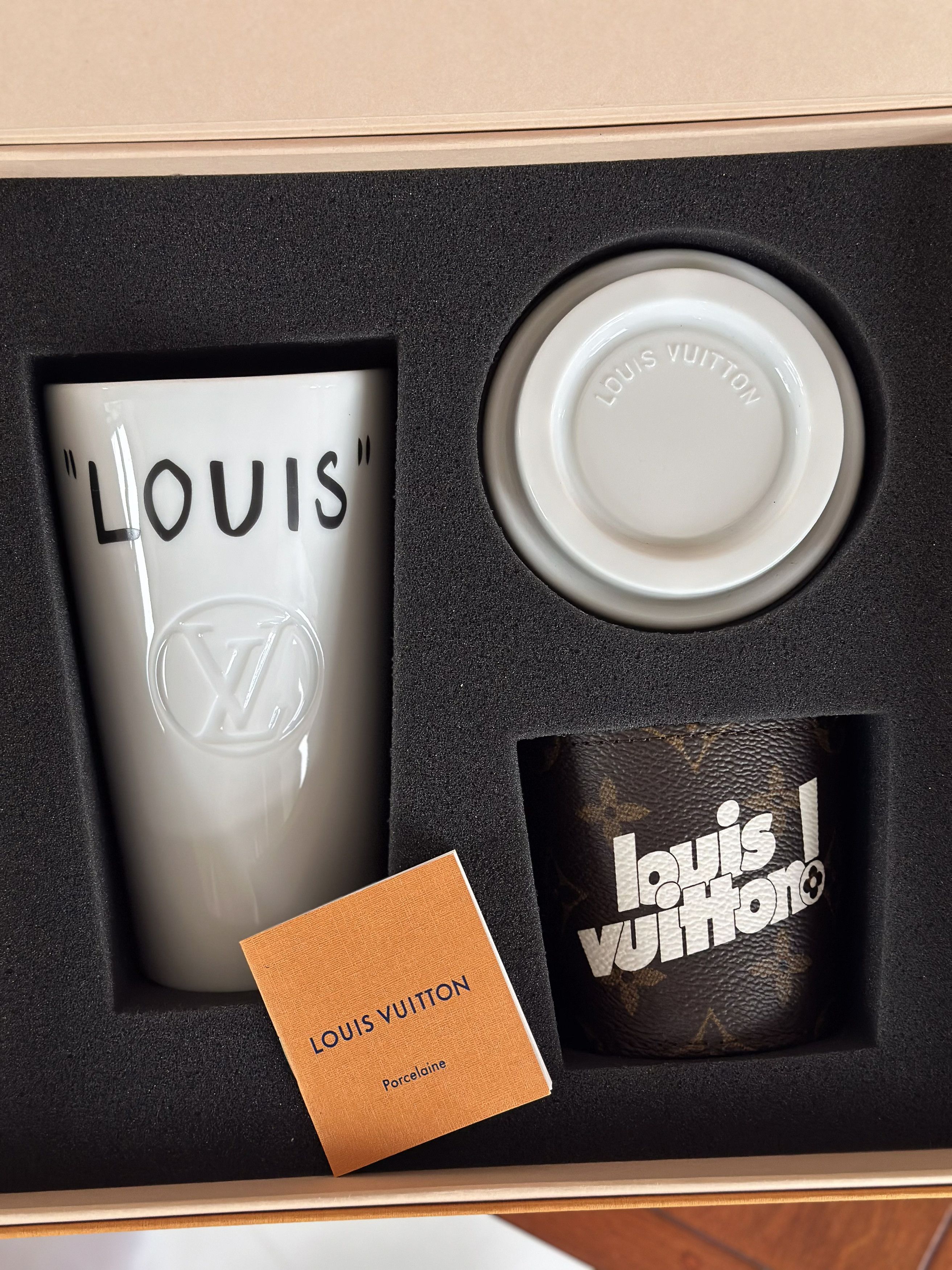 Louis Vuitton Monogram Tumbler Cup Ceramic - GL0838 - New Size ONE SIZE - 7 Thumbnail
