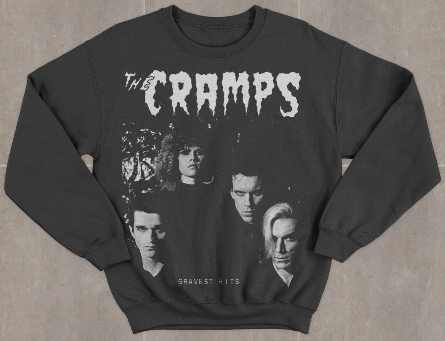 Band Tees The Cramps Rock Band Gravest Hits Sweatshirt Shirt Size US L / EU 52-54 / 3 - 4 Thumbnail