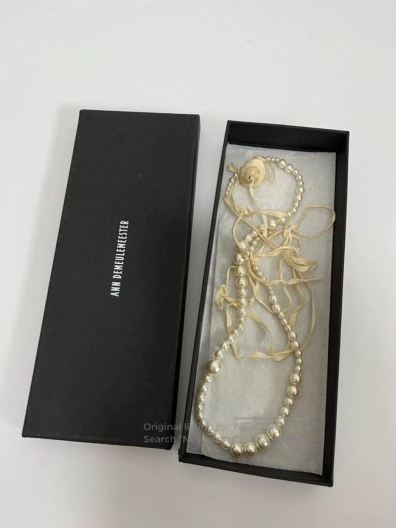Ann Demeulemeester Ann Demeulemeester Skull Pearl Necklace Size ONE SIZE - 6 Thumbnail