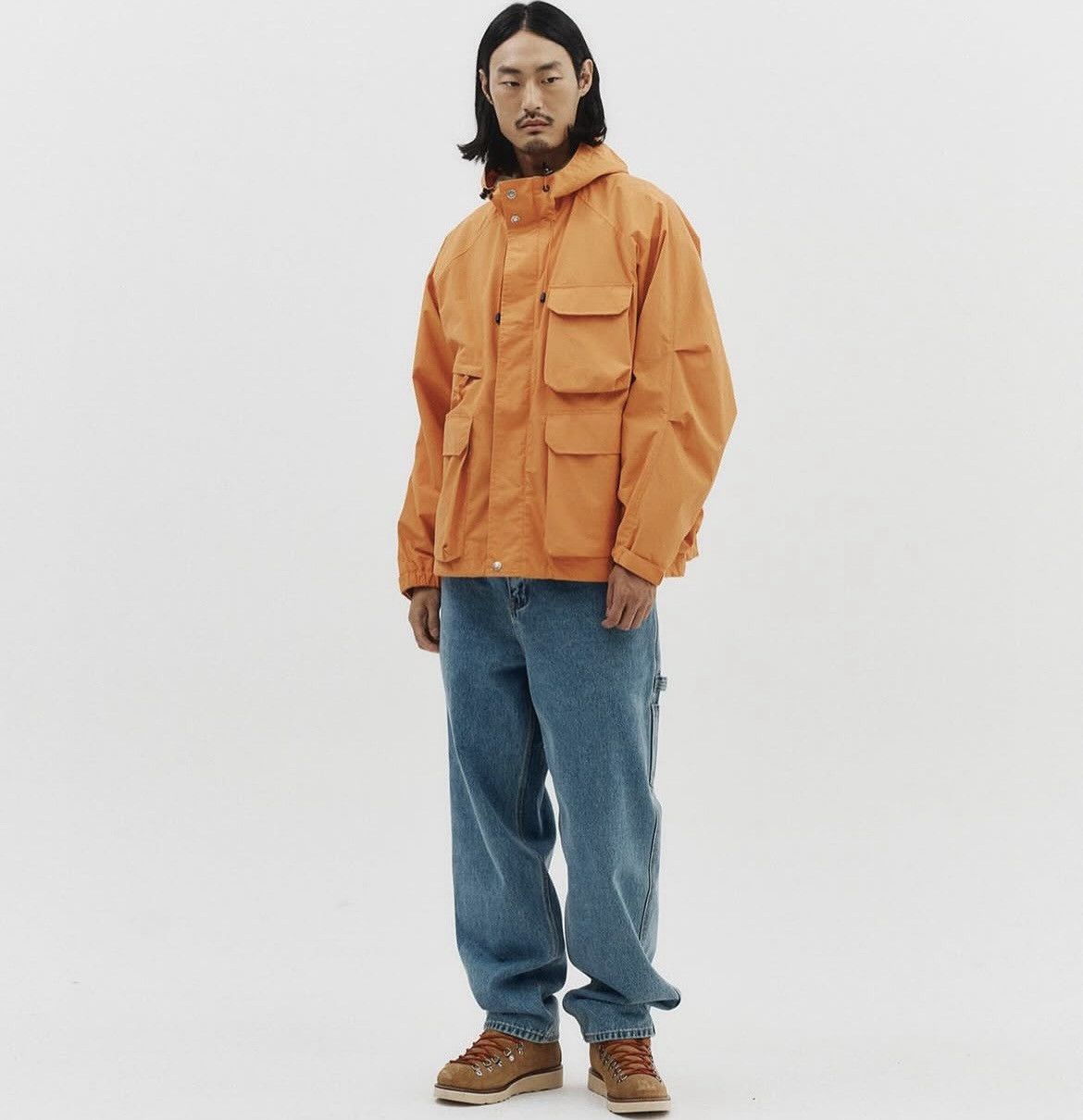 DAIWA PIER39 Outstanding & Co Hunting Hood Jacket Orange Size US XL / EU 56 / 4 - 14 Thumbnail