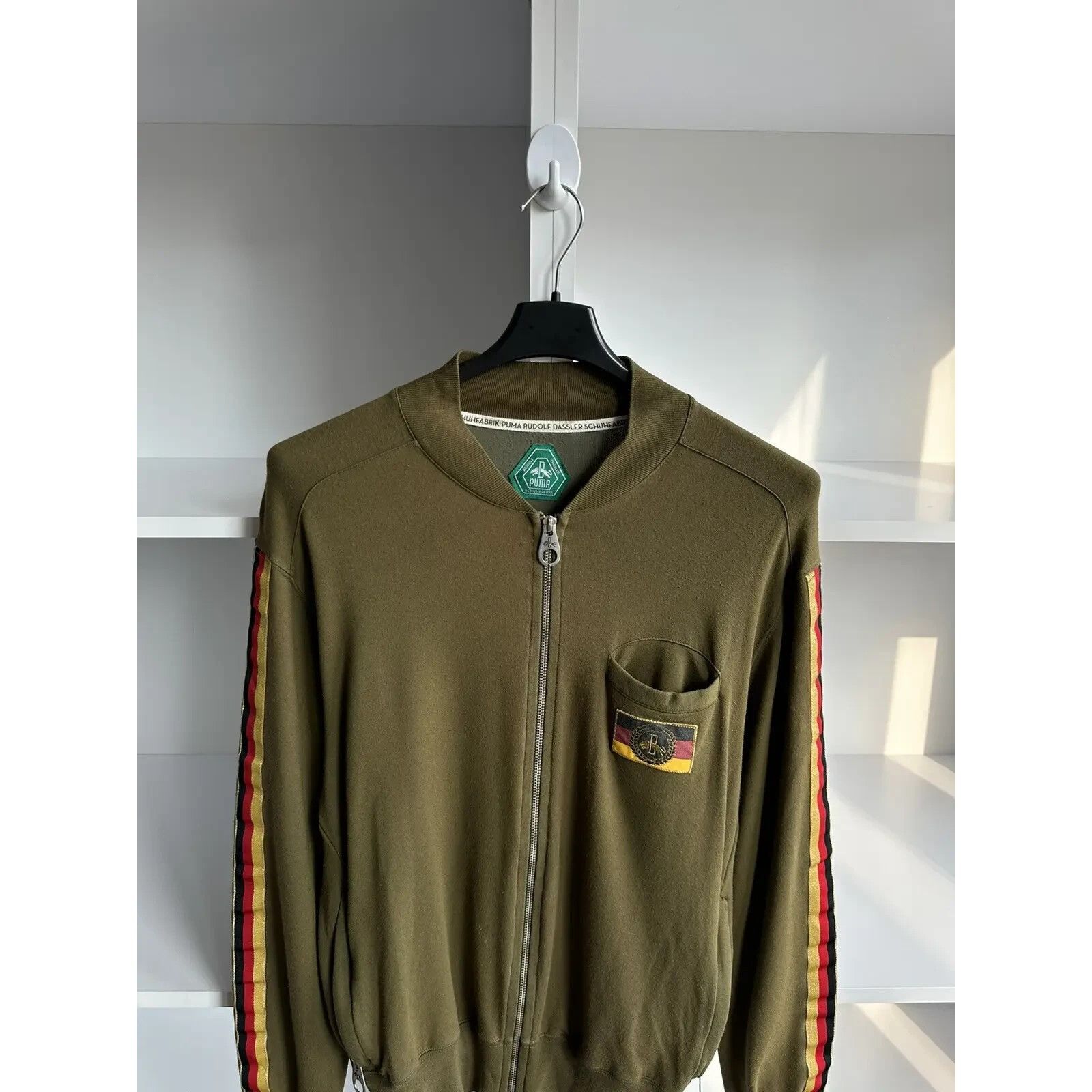 Puma VTG Puma Rudolf Dassler Rare Zip Track Jacket Size US L / EU 52-54 / 3 - 8 Thumbnail