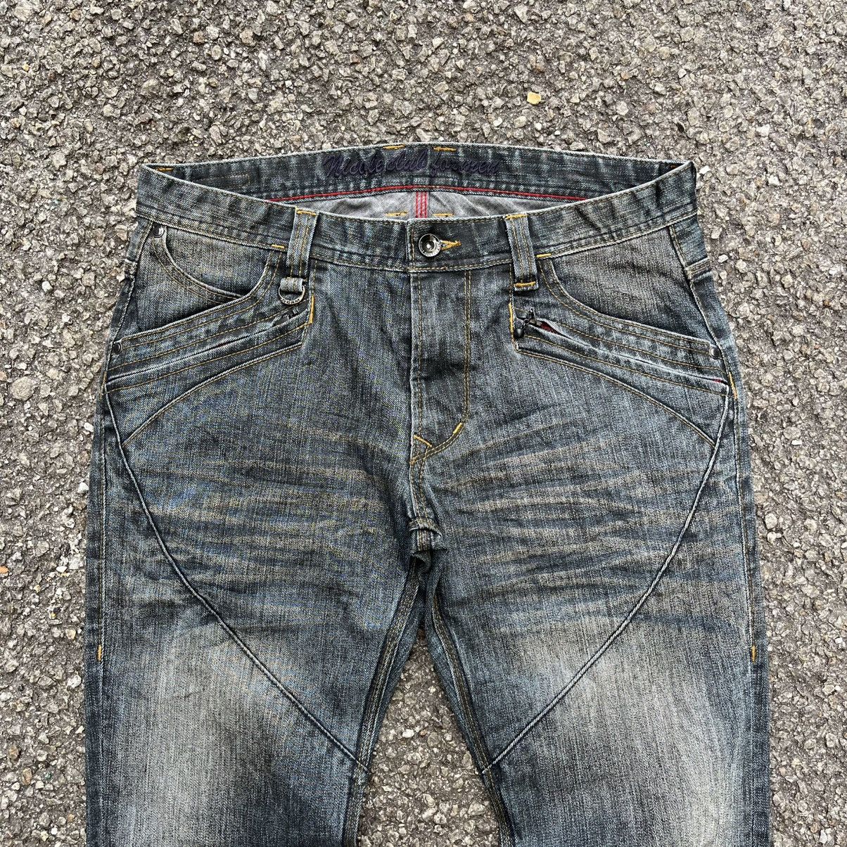 Hysteric Glamour FLARE JEANS NICOLE CLUB FOR MEN CLAWMARK BOOT CUT LOW RISE Size US 30 / EU 46 - 4 Thumbnail