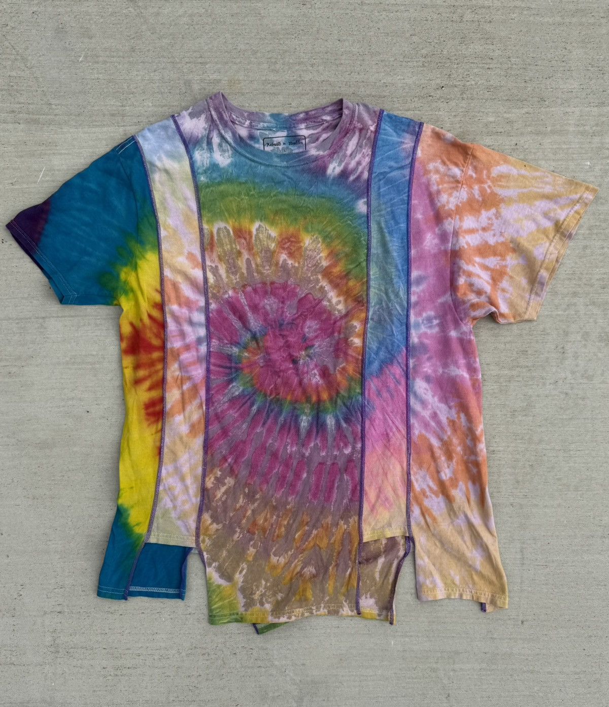 Needles Needles Rebuild Tie-Dye 5 Cuts T-Shirt Size US L / EU 52-54 / 3 - 1 Thumbnail