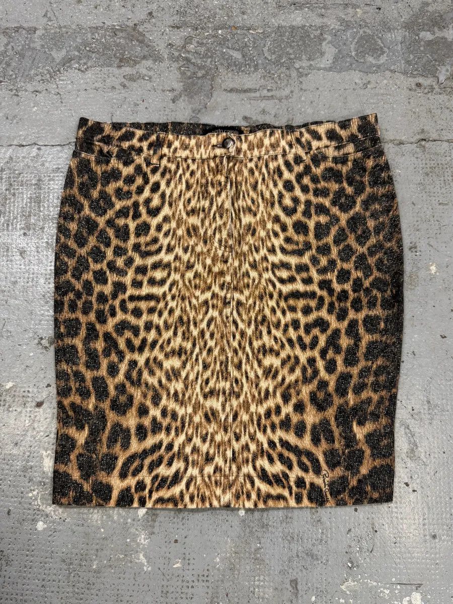 Roberto Cavalli 2000s Roberto Cavalli Leopard Skirt Size 29" - 4 Thumbnail