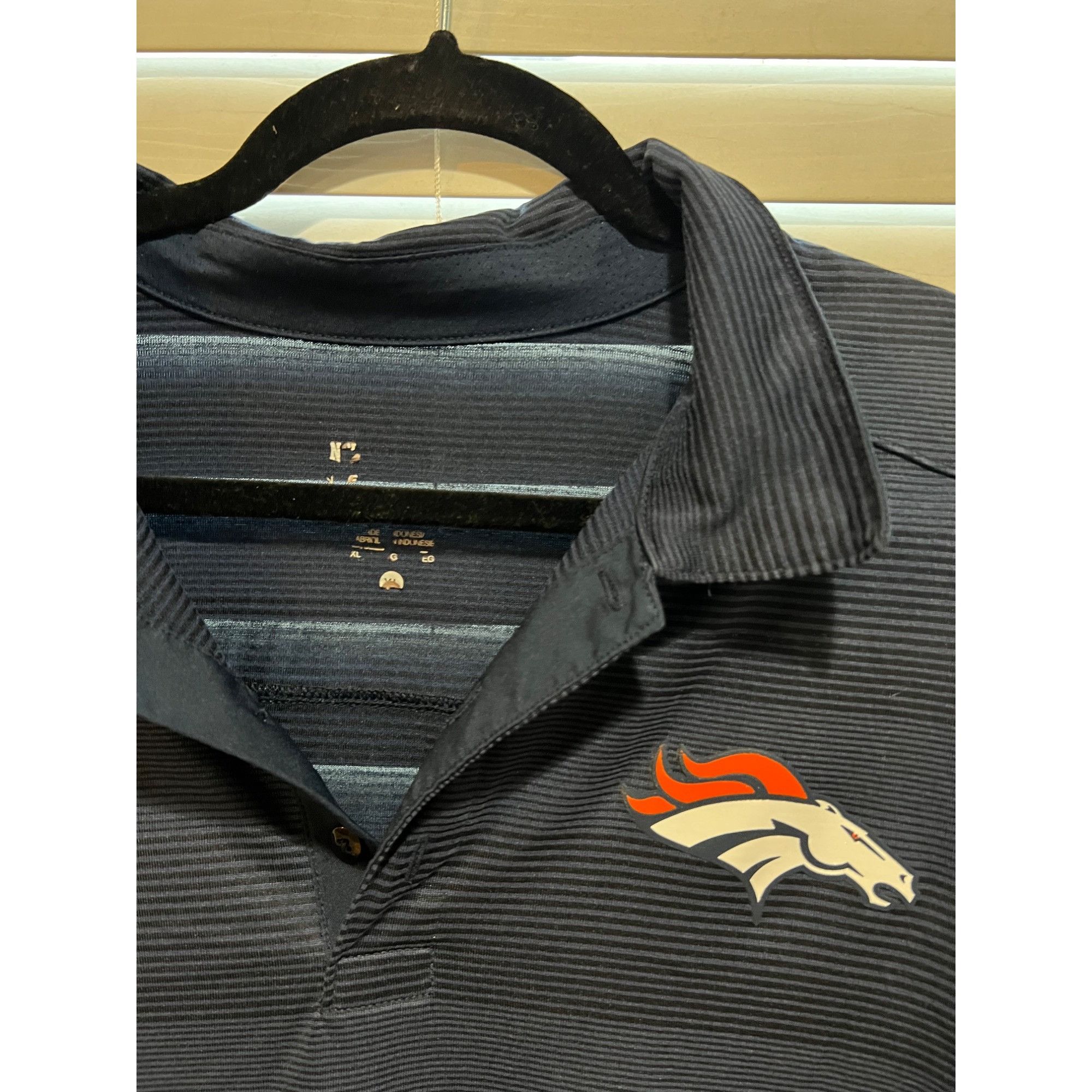 Nike Nike Denver Broncos Polo Shirt Size XL Size US XL / EU 56 / 4 - 2 Thumbnail