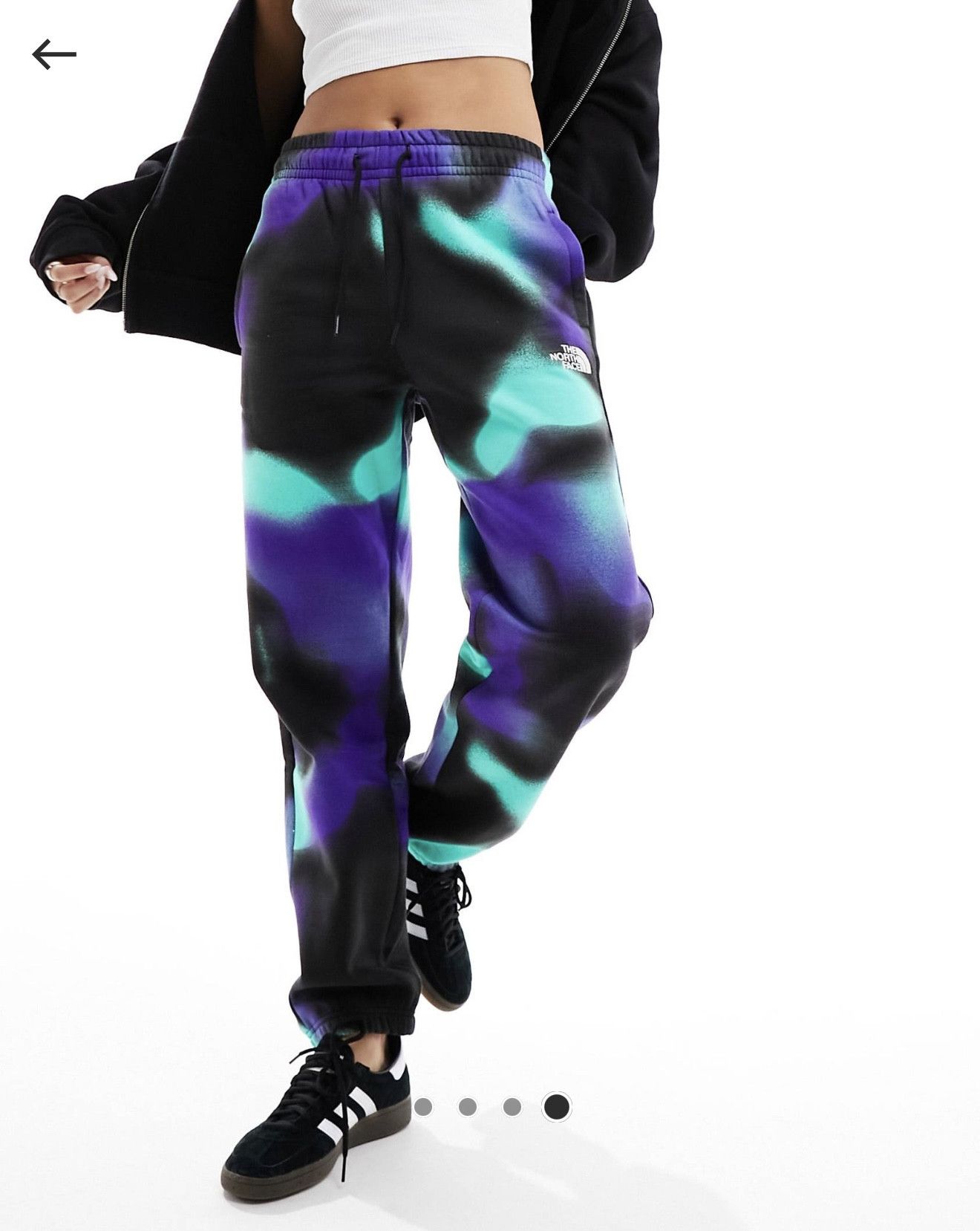 The North Face THE NORTH FACE ESSENTIAL HIGH WAIST JOGGERS PURPLE CYAN Size 28" / US 6 / IT 42 - 5 Thumbnail
