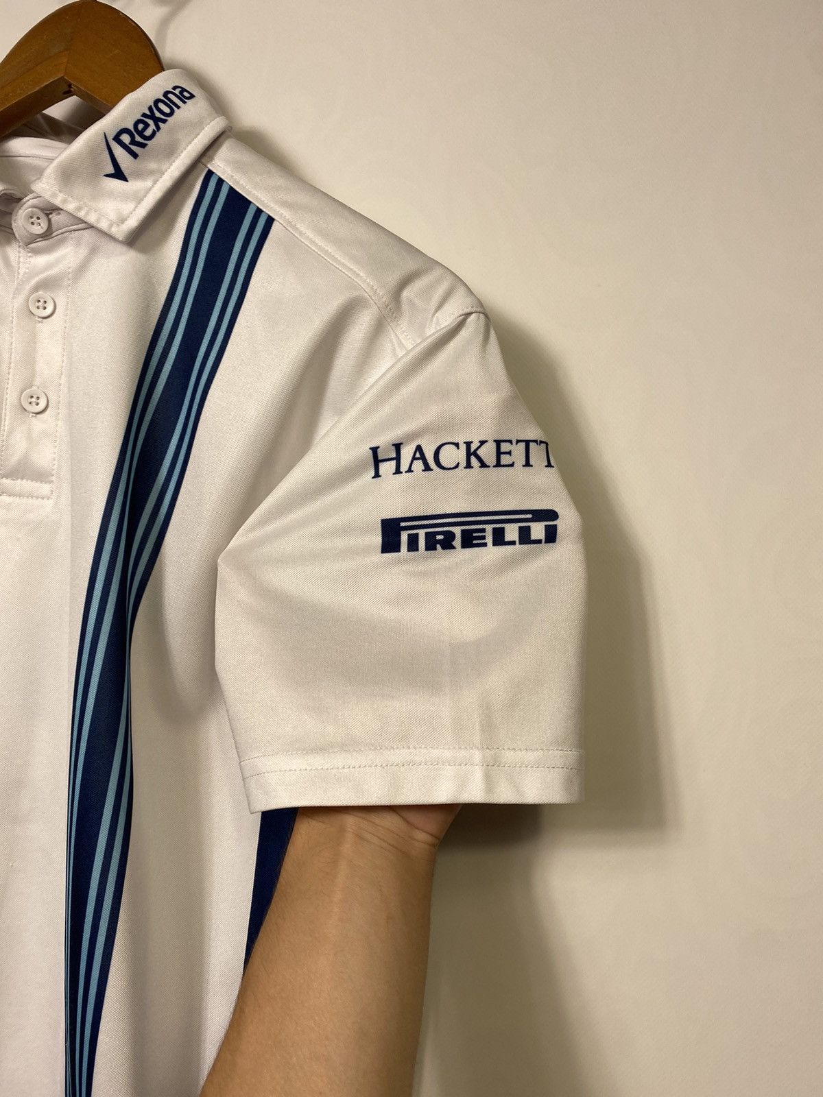 Hackett × Mercedes-Benz Hackett Williams Racing Mercedes Jersey Polo Size US S / EU 44-46 / 1 - 8 Thumbnail
