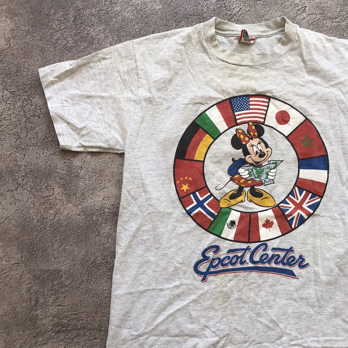 Vintage Vintage 90s Epcot Center Graphic Tee Y2K Americana Cropped L Size US L / EU 52-54 / 3 - 2 Thumbnail