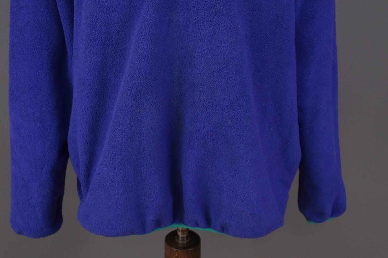 L.L. Bean L.L.Bean Blue 1/4 Zip High Neck Snap Fleece Jacket Size XL Size US XL / EU 56 / 4 - 2 Thumbnail