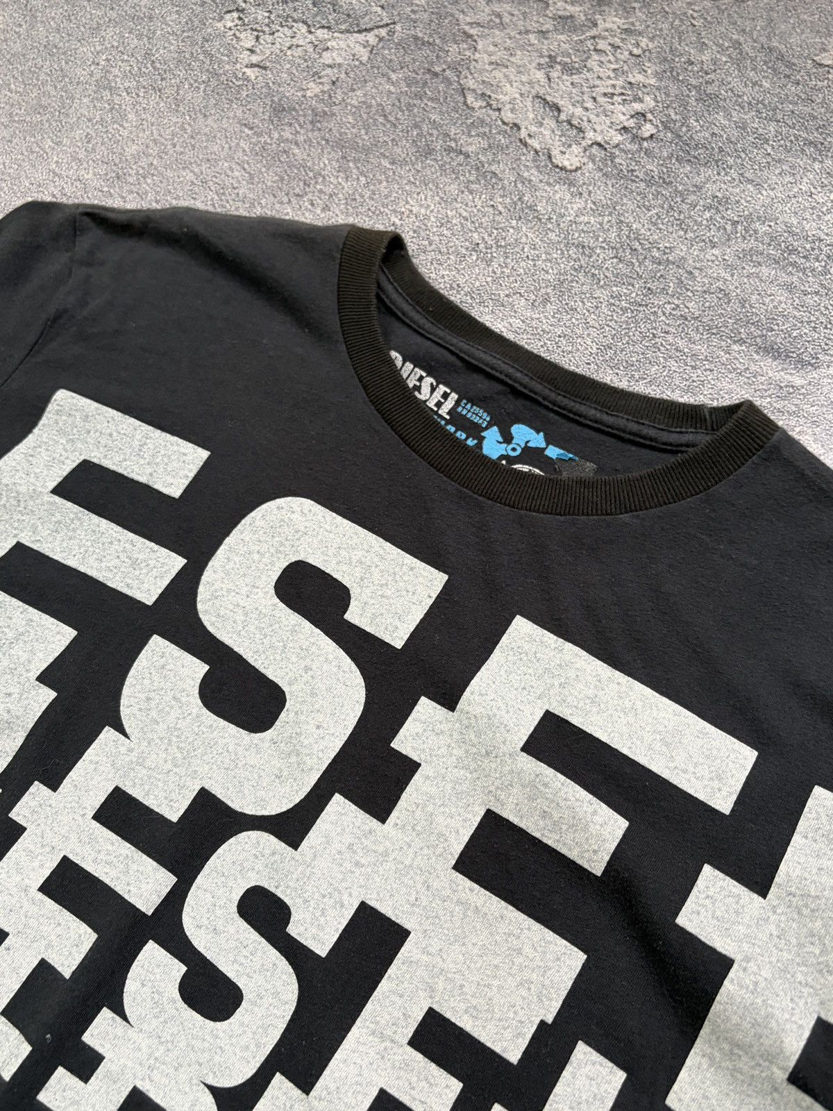 Diesel Diesel Men's Large Black Logo Mania All Over Print Tee L Size US L / EU 52-54 / 3 - 5 Thumbnail