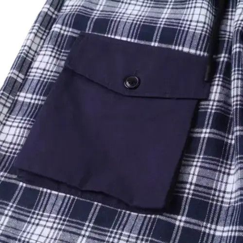 Jean 21SS Tokyo Union Navy Blue Checked Shorts Size US 32 / EU 48 - 3 Thumbnail