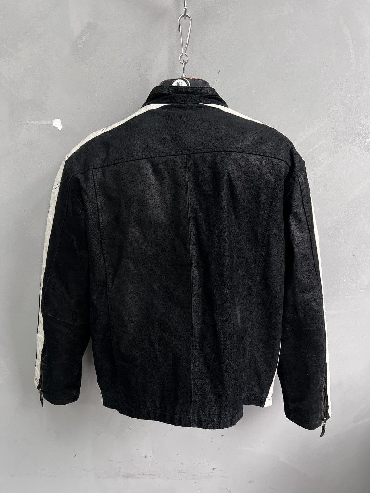 Marlboro Marlboro style racing style suede leather jacket y2k hype Size US L / EU 52-54 / 3 - 7 Thumbnail