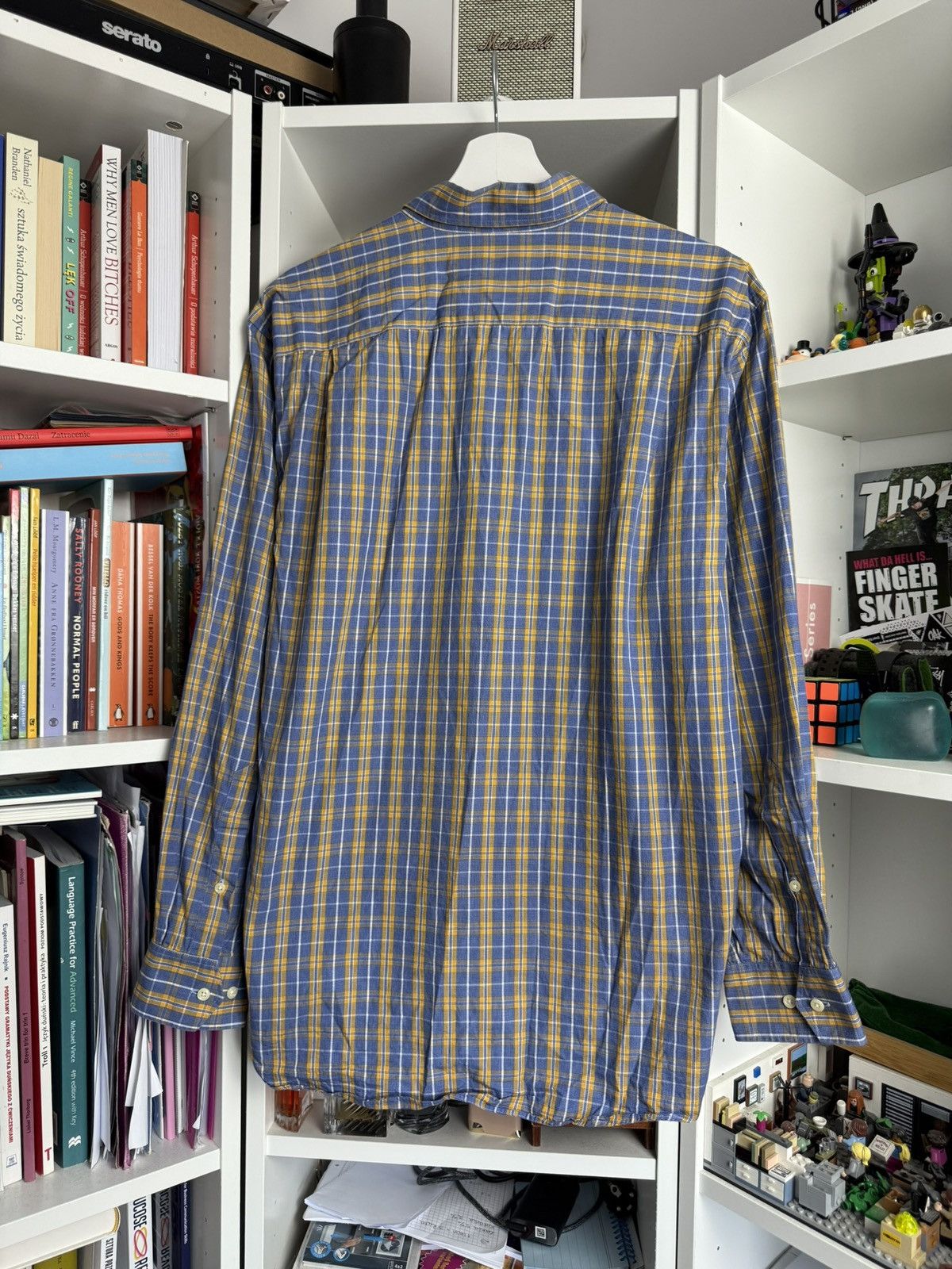 Christian Dior Monsieur × Dior × Vintage Vintage 90s Christian Dior Egyptian cotton checked shirt XL Size US XL / EU 56 / 4 - 2 Thumbnail