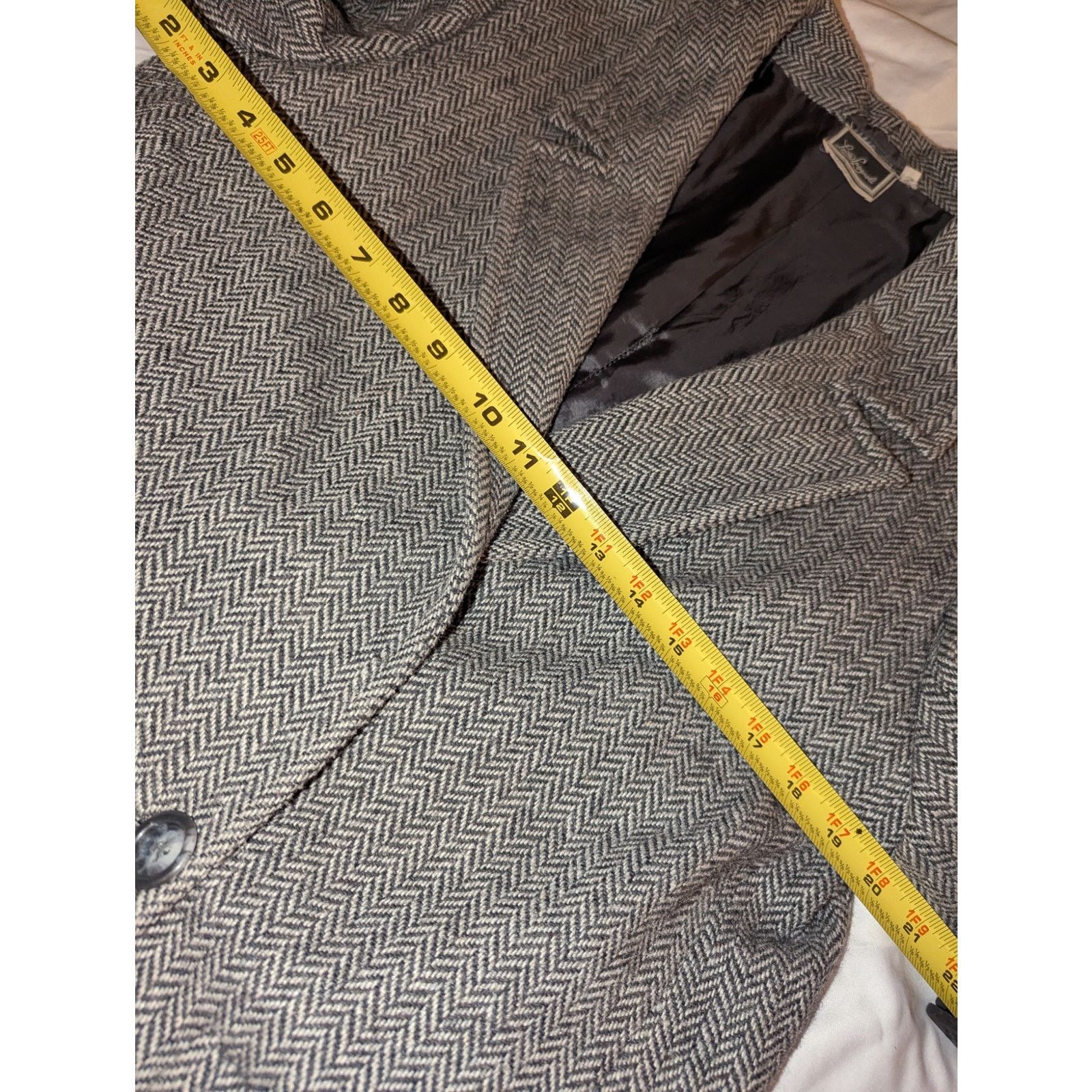 Luisa Cerano Vintage Luisa Spagnoli Herringbone Jacket Large Italy Size L / US 10 / IT 46 - 8 Thumbnail