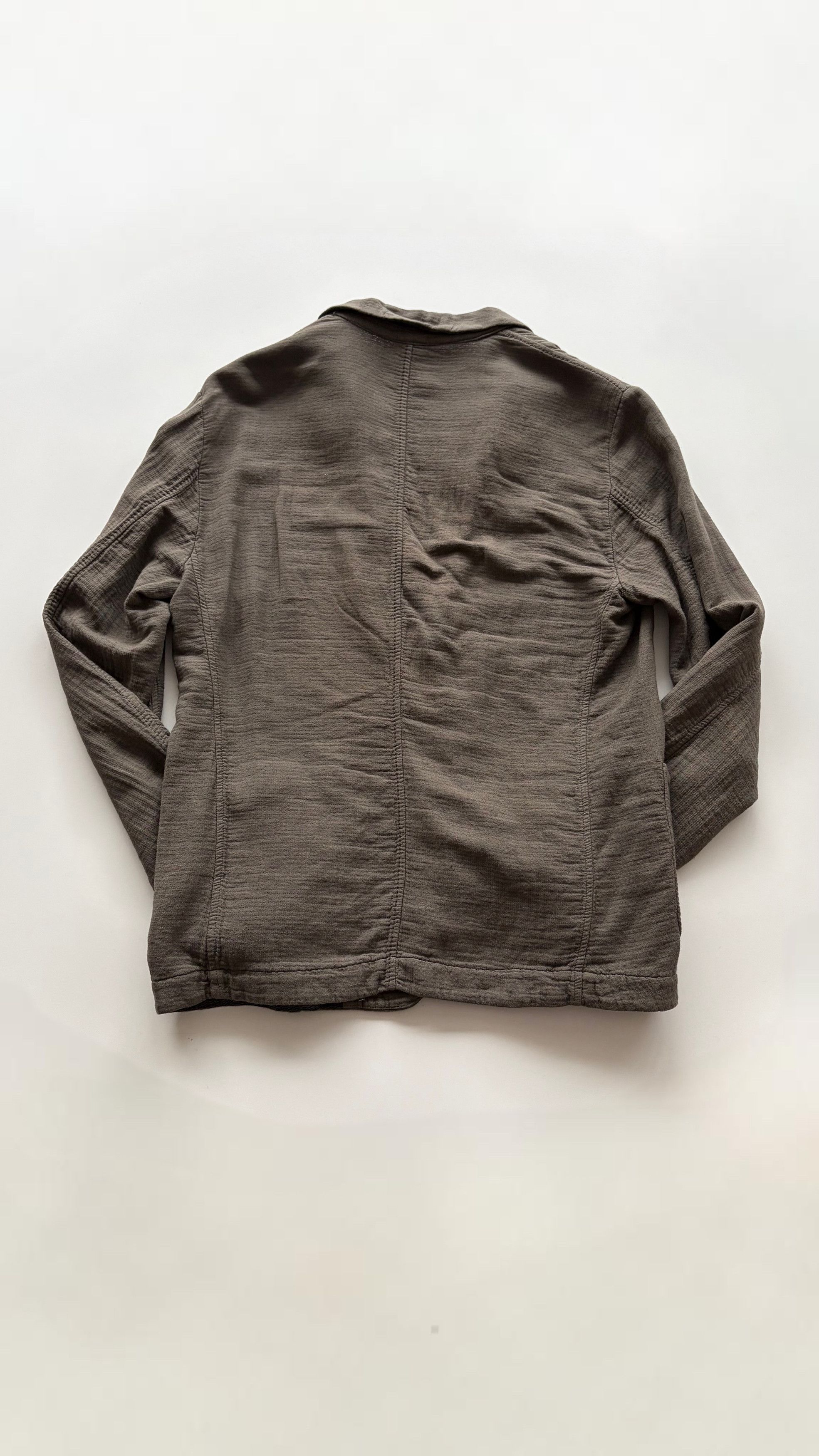 Other Brown Textured Knit Unstructured Blazer Size US M / EU 48-50 / 2 - 2 Thumbnail
