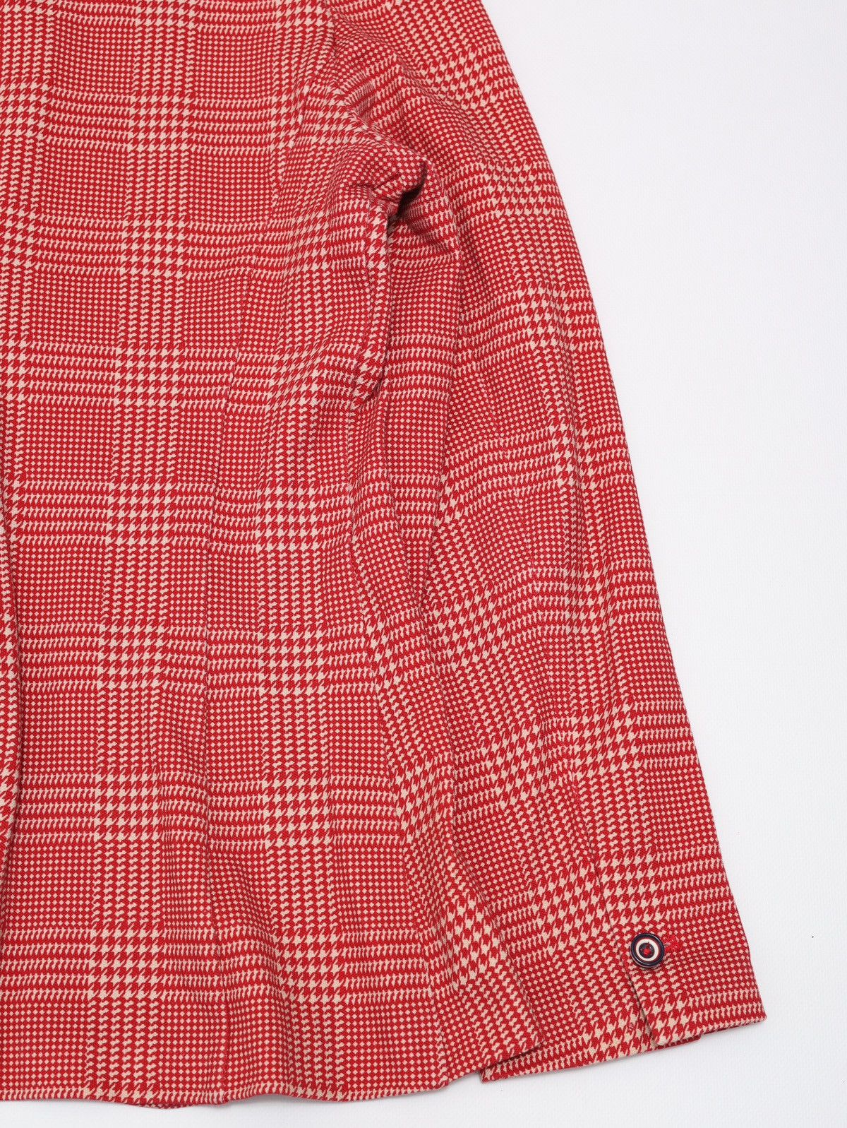 Circolo 1901 Circolo 1901 Red White Houndstooth Blazer Cotton Elastane Size L / US 10 / IT 46 - 9 Thumbnail