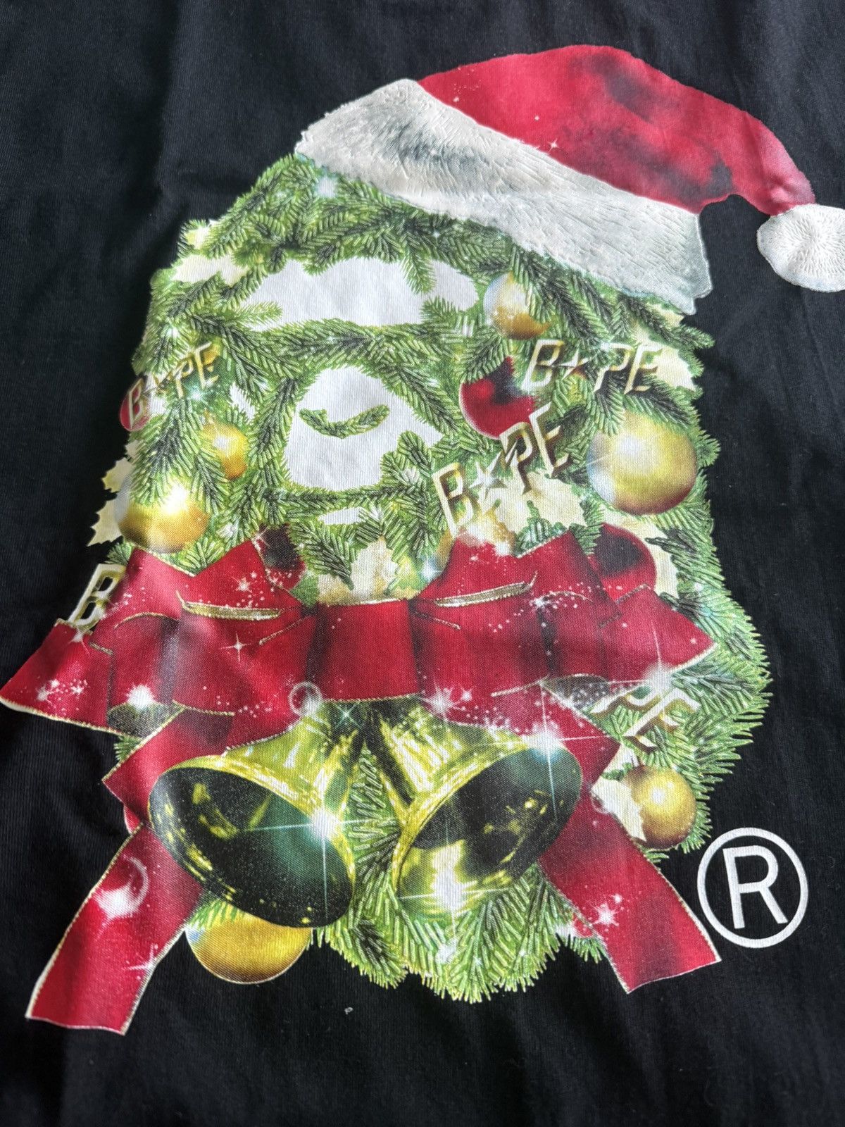 Bape Bape Grinch Ape Head Tee Size US M / EU 48-50 / 2 - 2 Thumbnail
