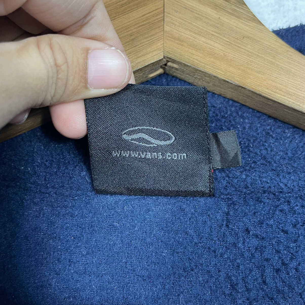 Japanese Brand 💥90s VANS SKATEBOARD FLEECE ZIPPER JACKET NAVY BLUE Size US M / EU 48-50 / 2 - 17 Thumbnail