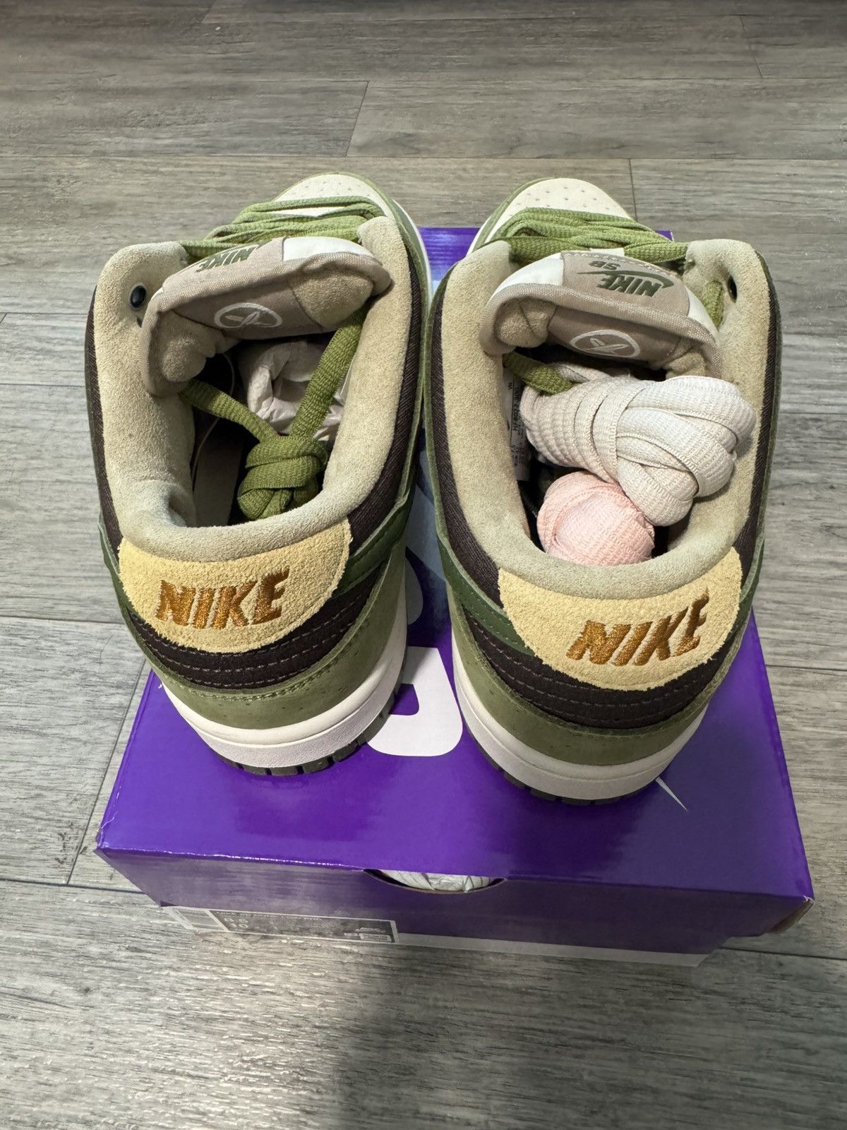 Nike Nike SB Dunk Low Yuto Horigome Matcha Size US 11.5 / EU 44-45 - 4 Thumbnail
