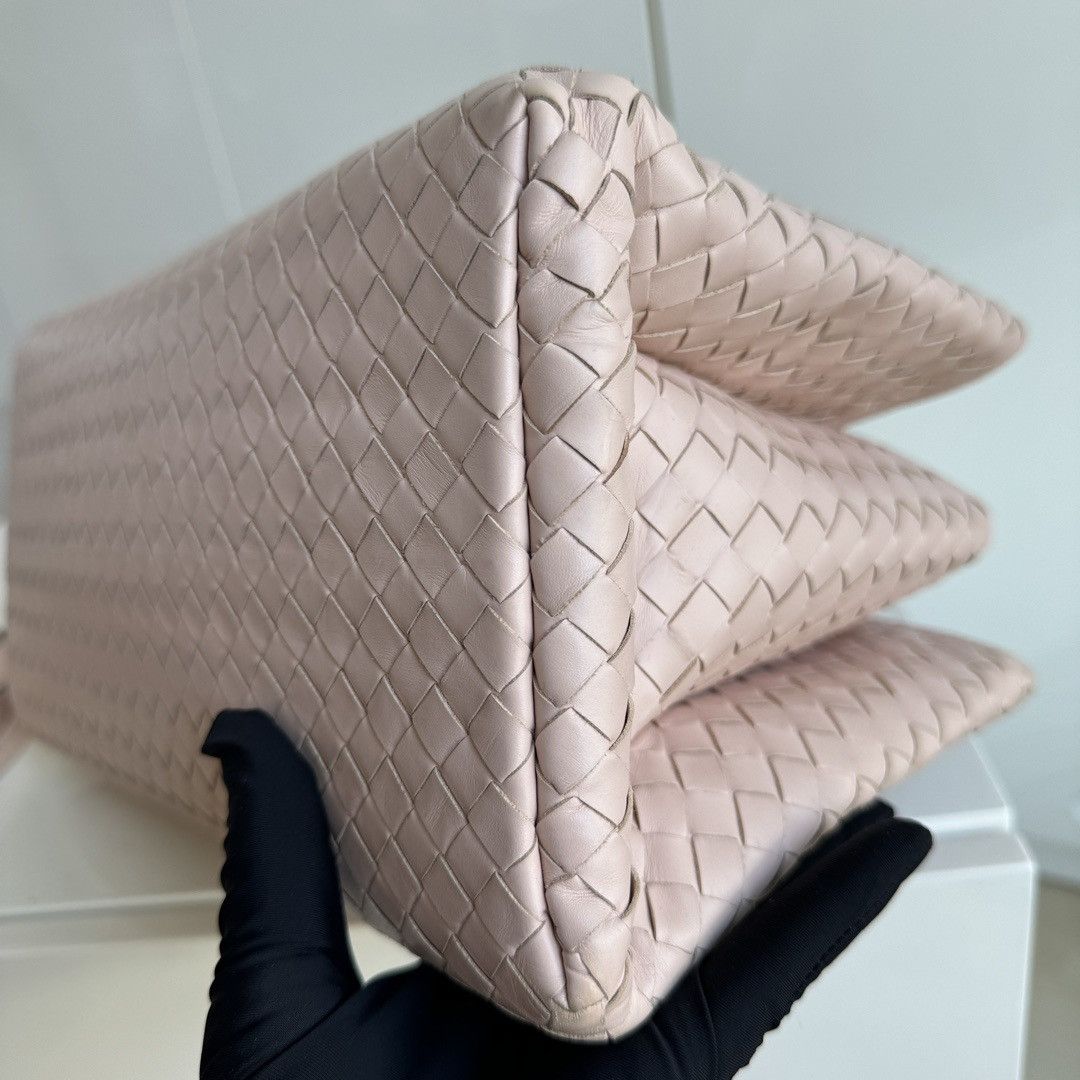Bottega Veneta Bottega Veneta Intrecciato Nappa Small Roma Leather Tote Size ONE SIZE - 9 Thumbnail